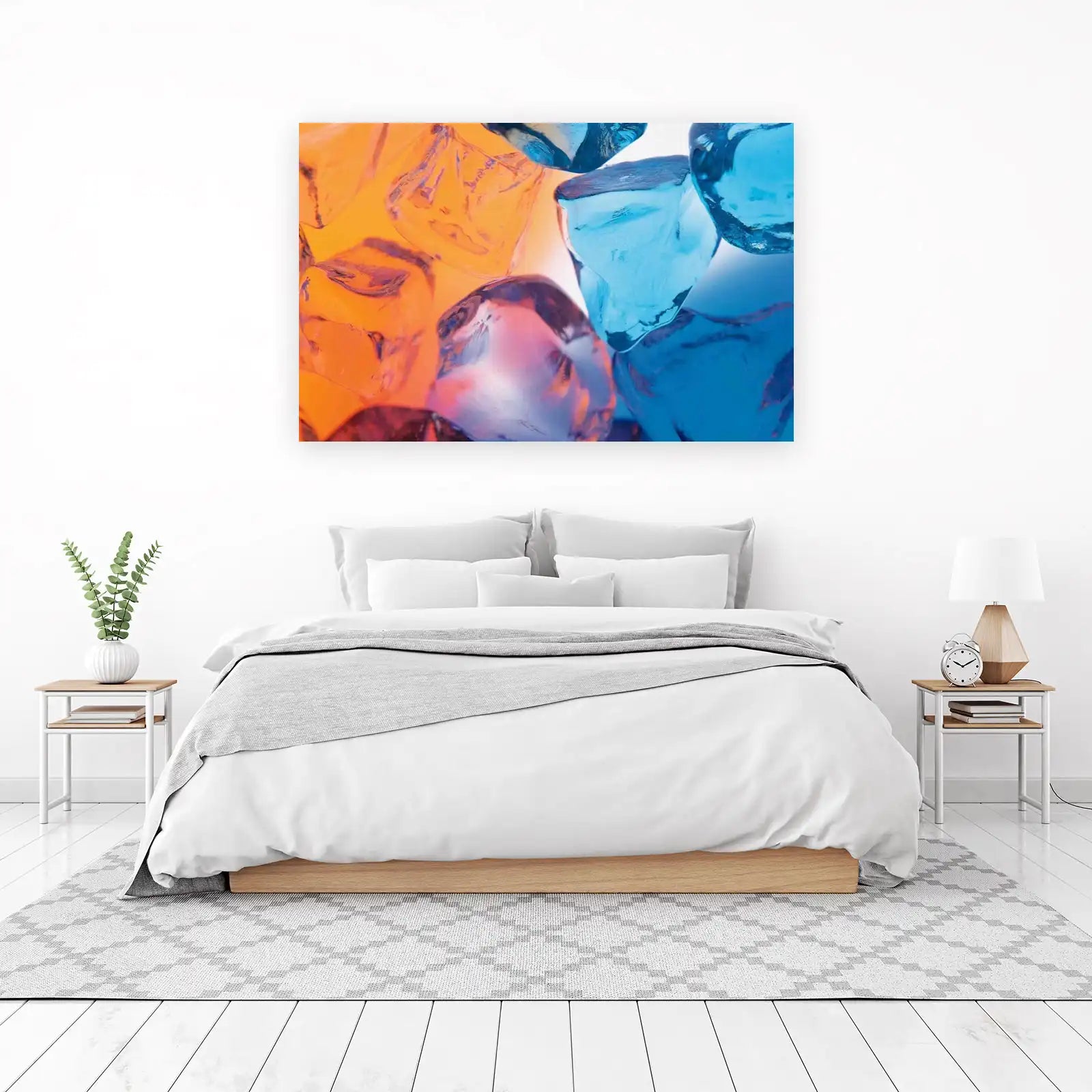 Cool Abstract Ice Cubes Wall Art