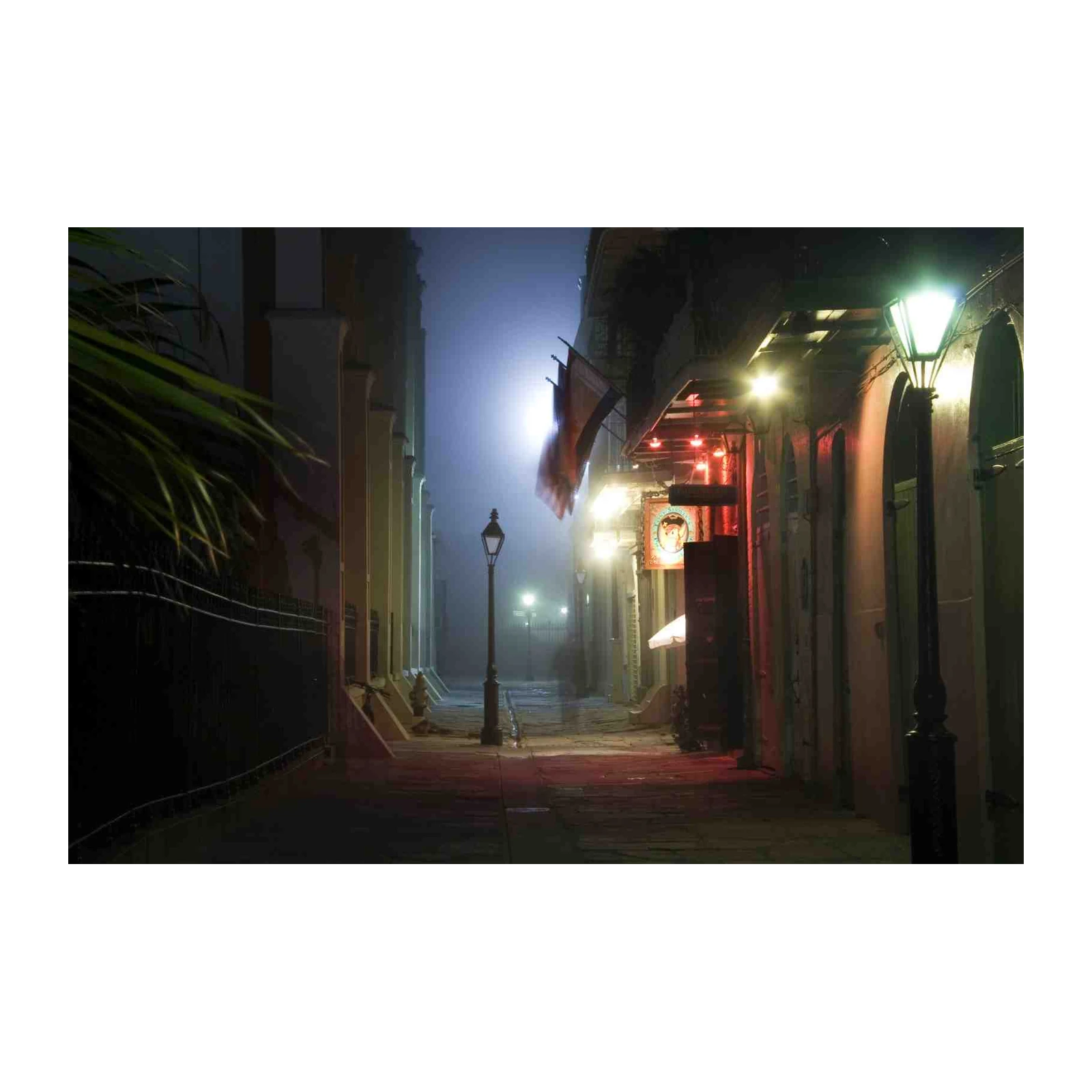 Misty New Orleans Alley Wall Art
