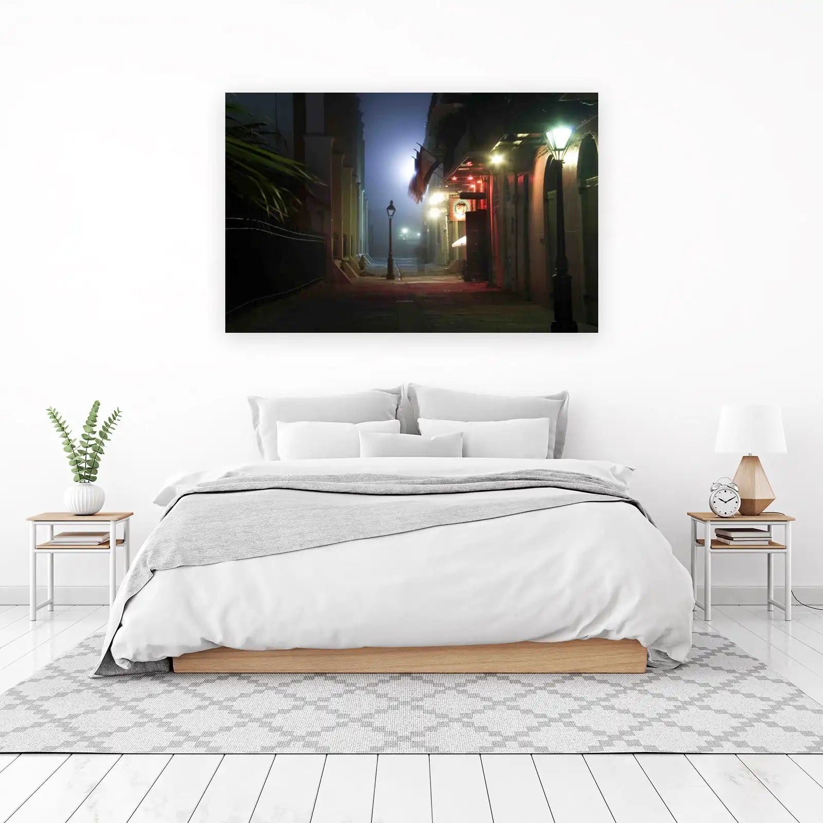 Misty New Orleans Alley Wall Art