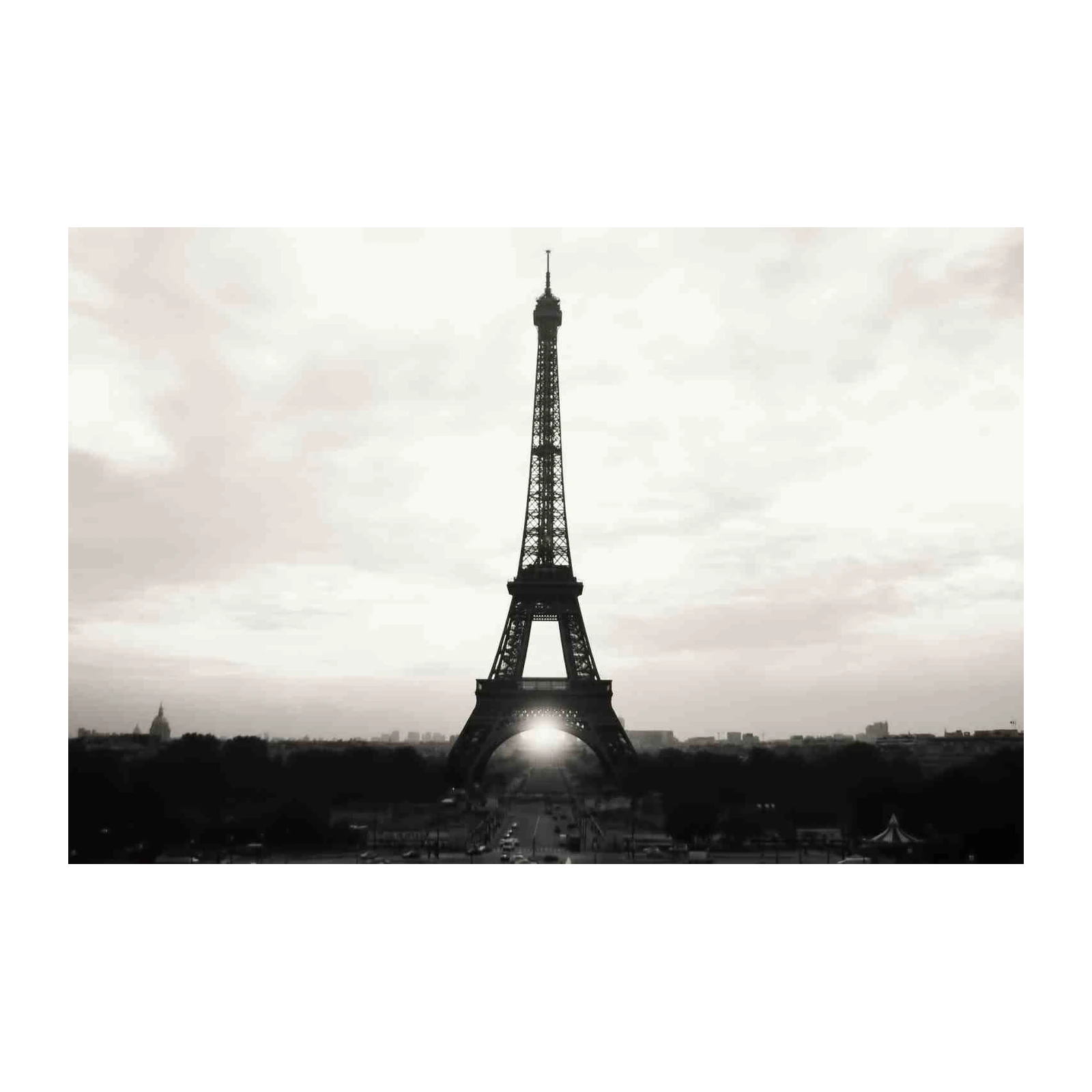 Paris Eiffel Tower Silhouette Wall Art
