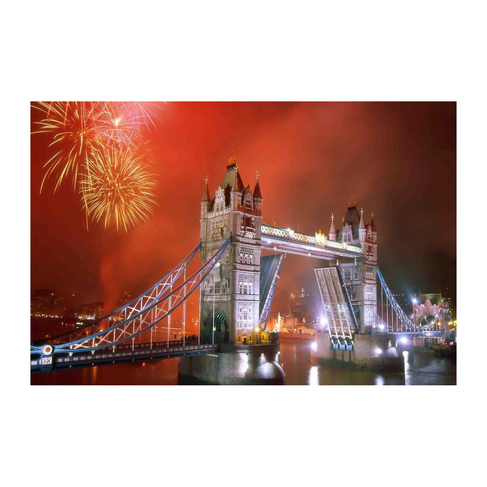 London Tower Bridge Fireworks Wall Art