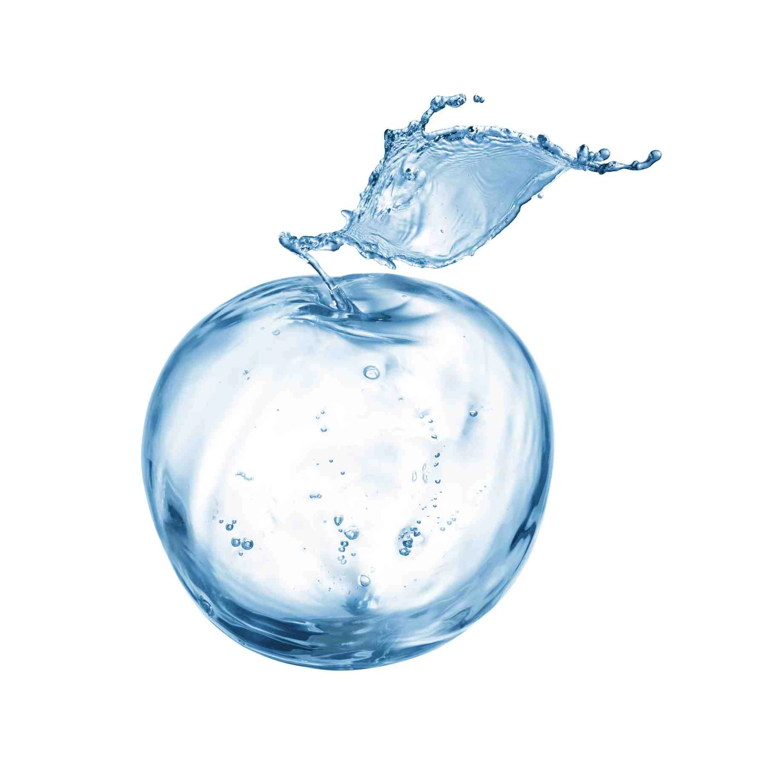 Refreshing Water Apple Splash Wall Art