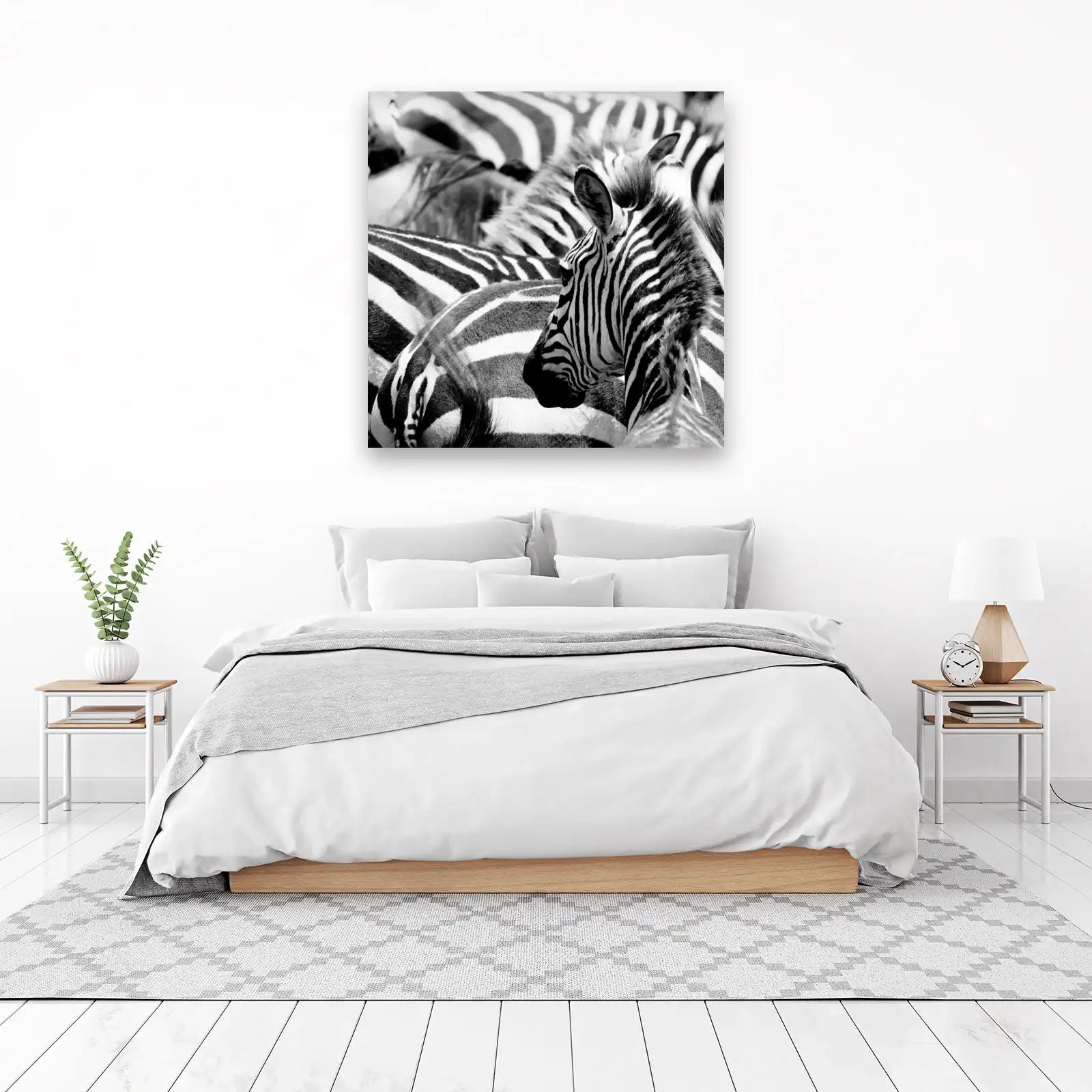 Bold Zebra Stripes Fine Art Wall Art