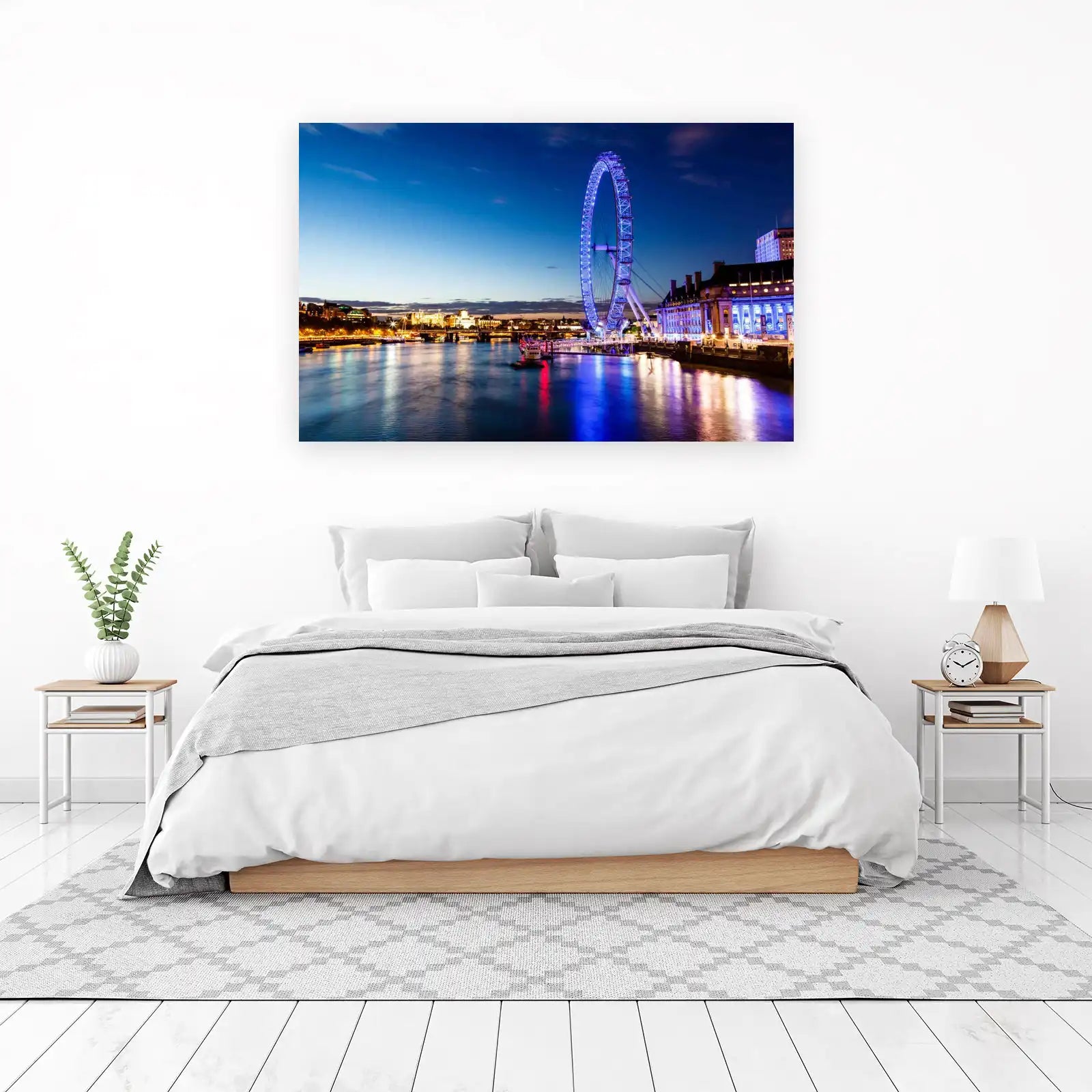 London Eye at Dusk Wall Art