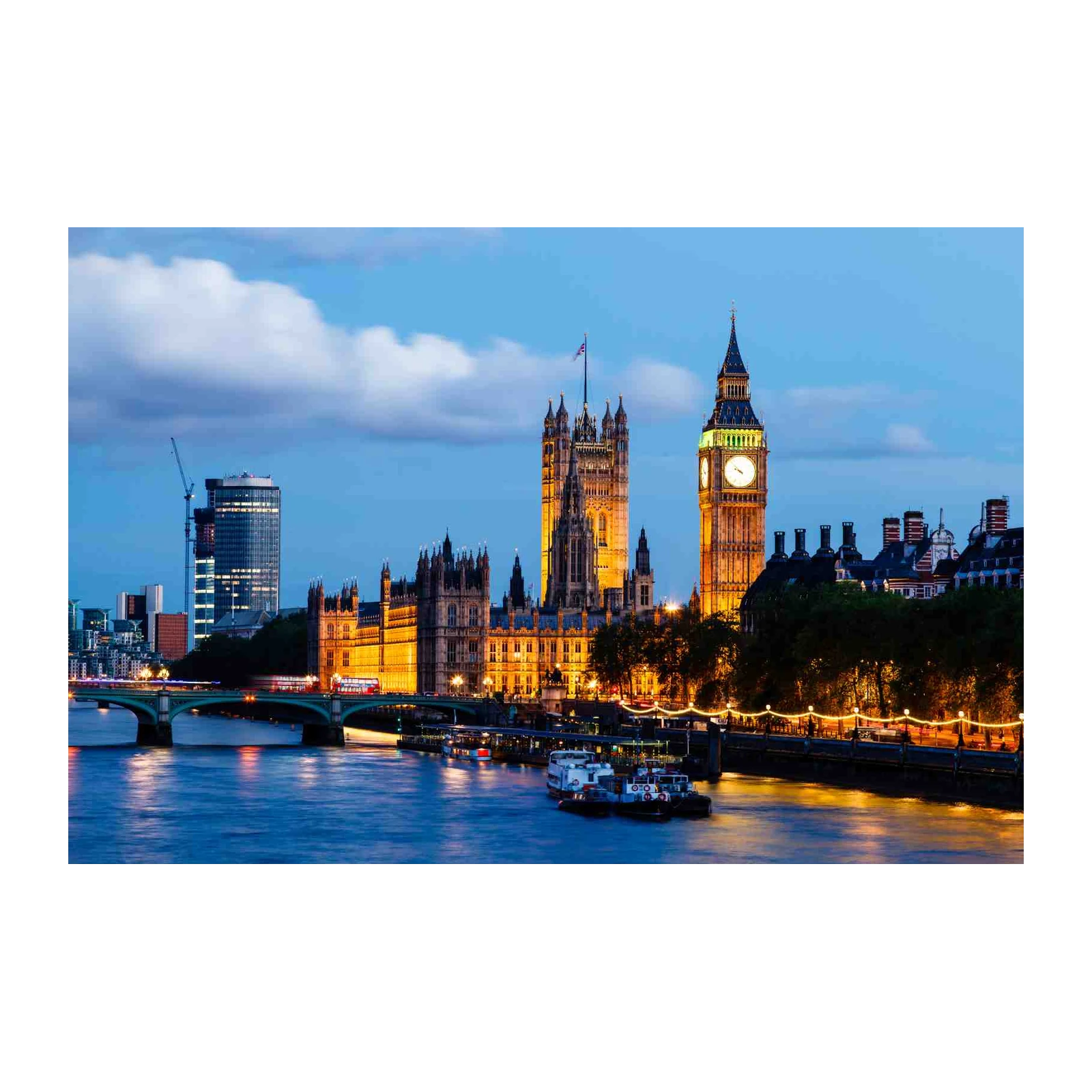 Iconic London Skyline Big Ben Wall Art