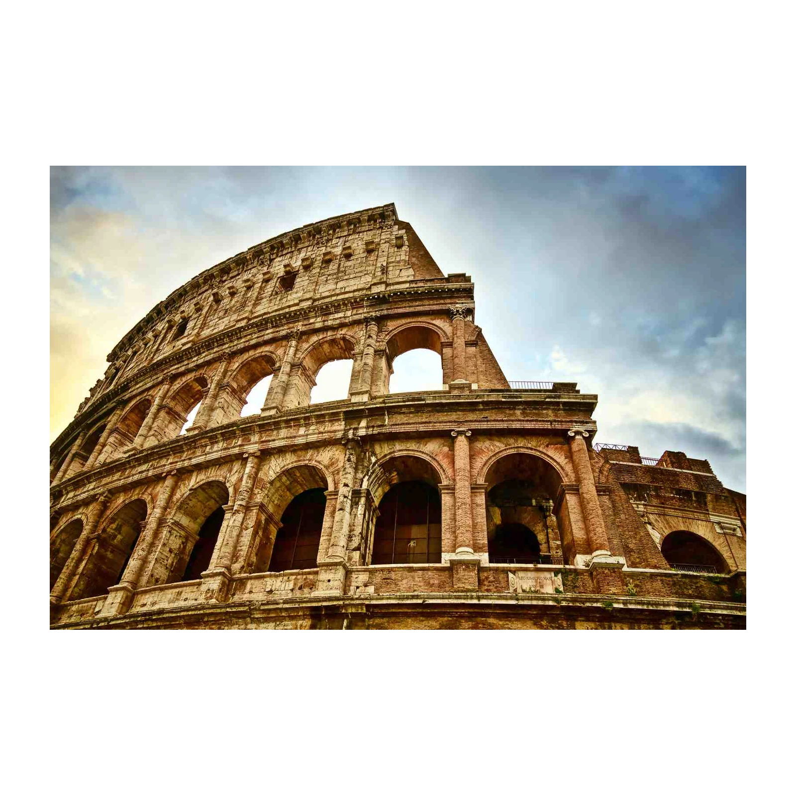 Iconic Colosseum Rome Landmark Wall Art