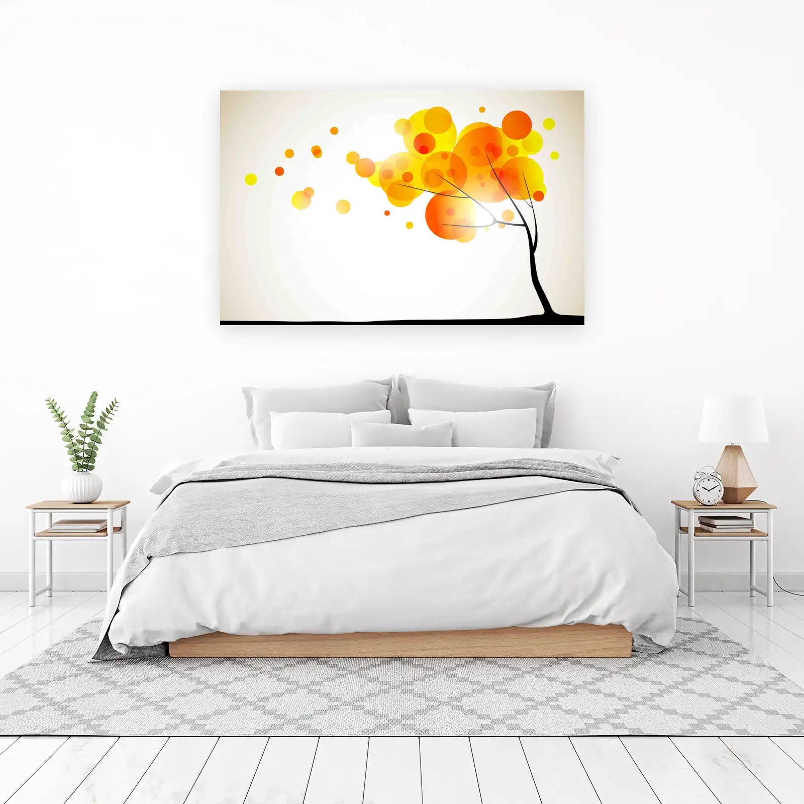 Vibrant Abstract Tree Wall Art