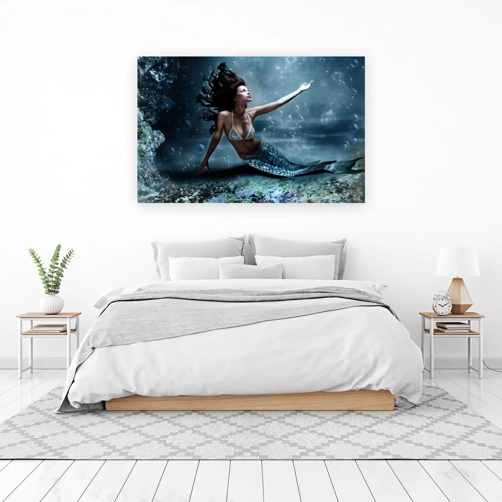 Mystic Mermaid Ocean Fantasy Wall Art