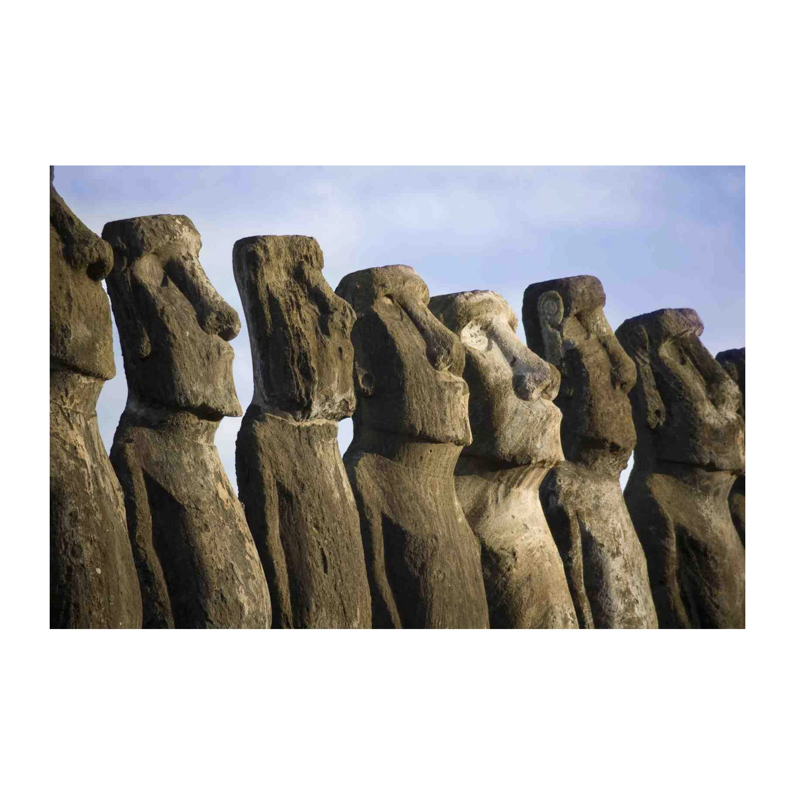 Easter Island Moai Stone Art Wall Art