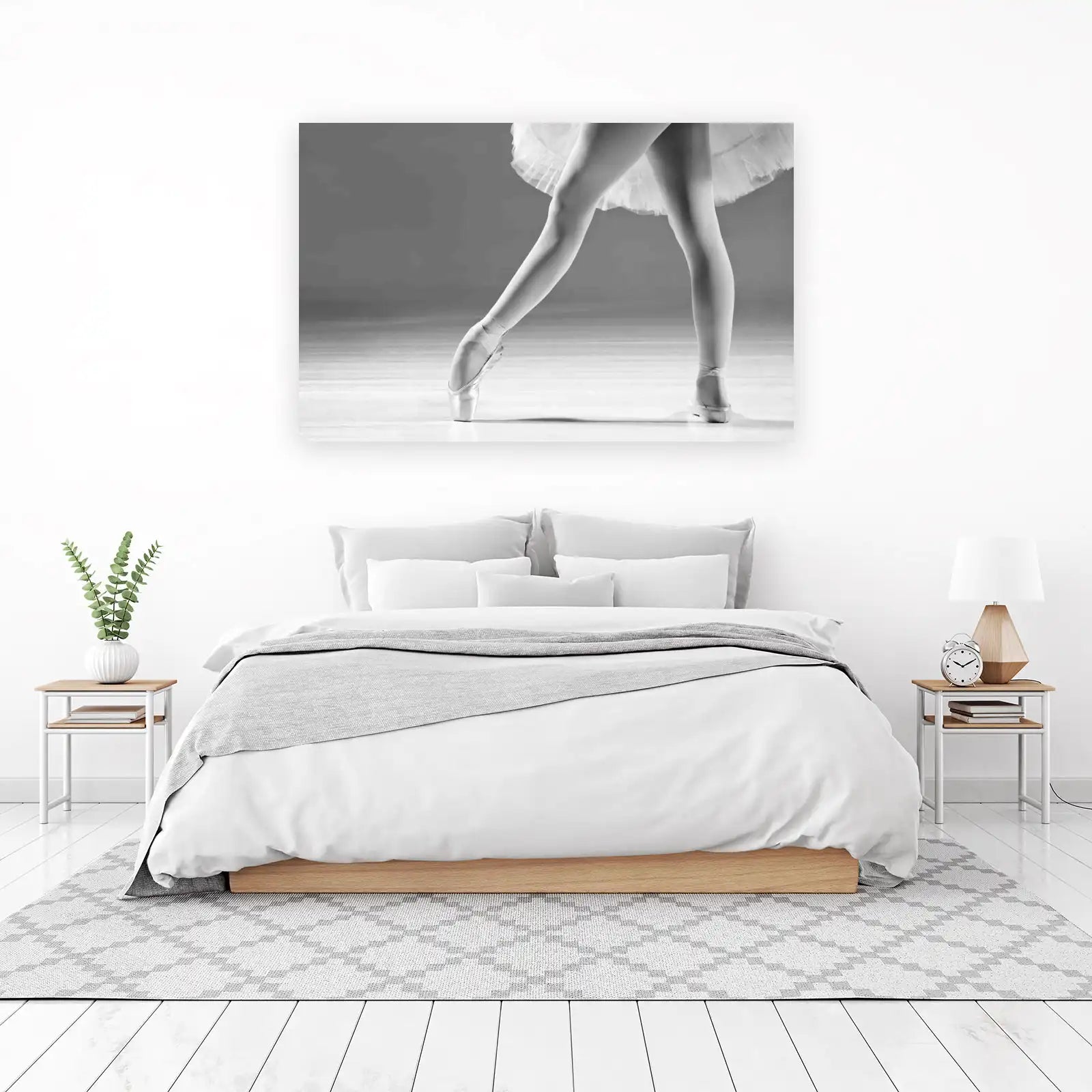 Graceful Ballet Dancer Legs Wall Art
