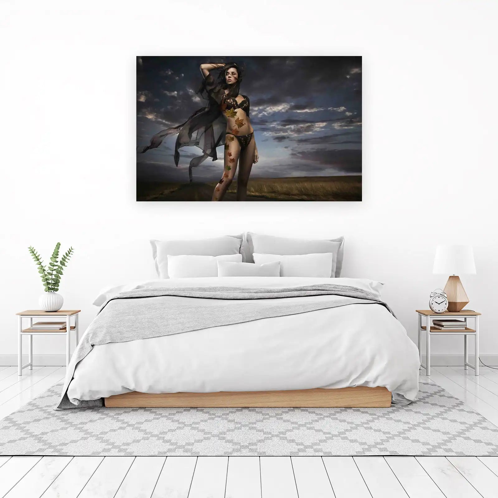 Autumn Muse Body Art Wall Art