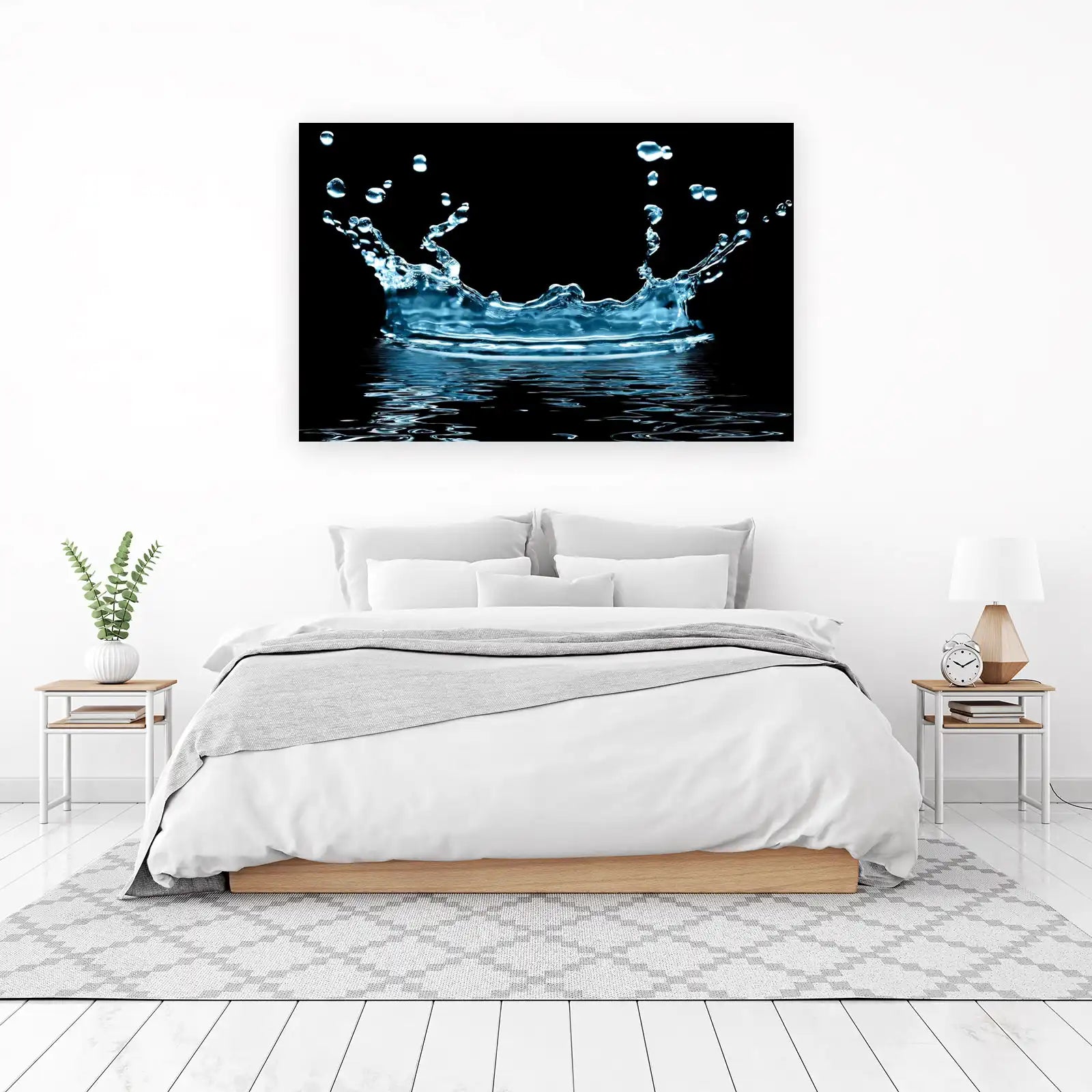 Dynamic Water Splash Artwork Wall Art