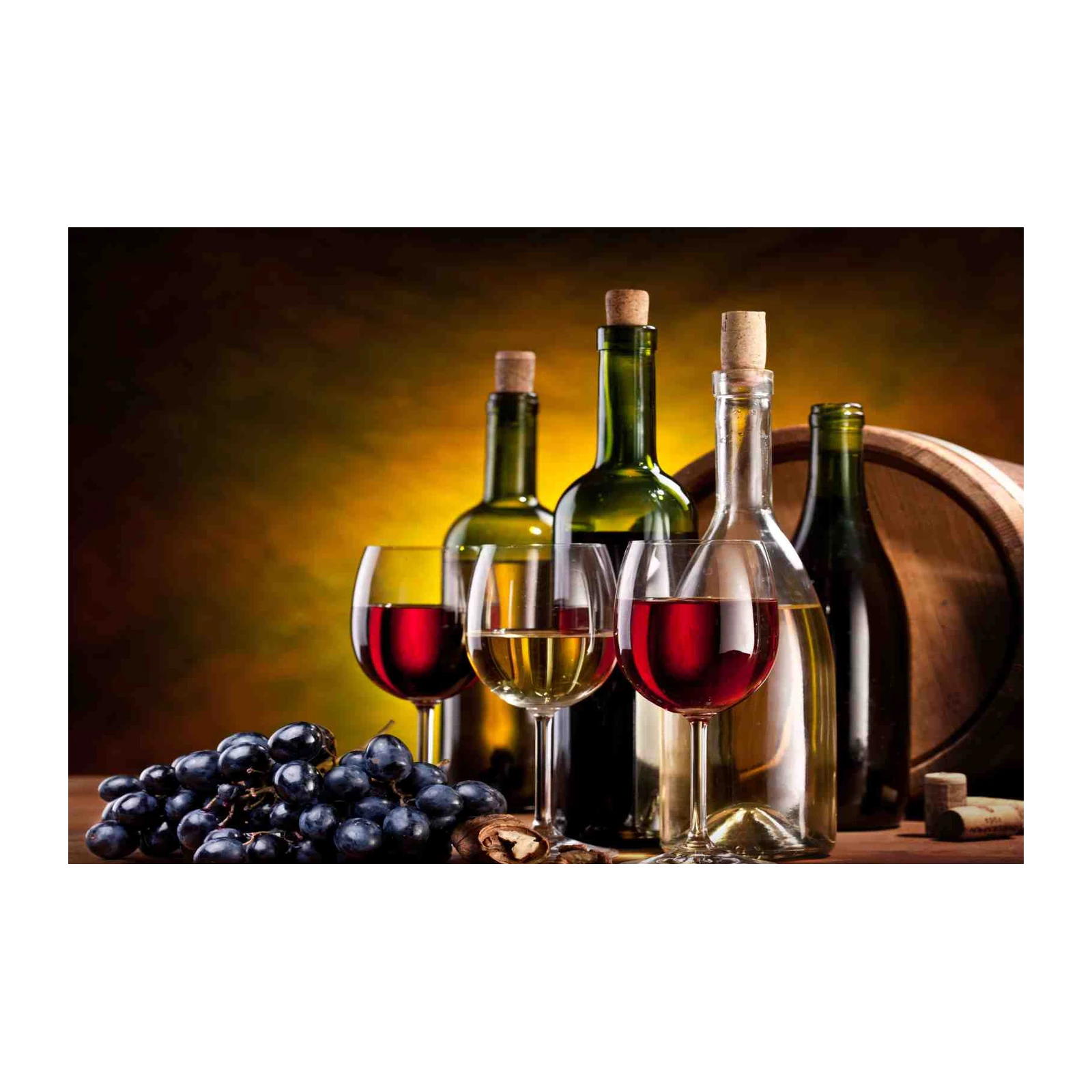 Elegant Wine Still Life Wall Art