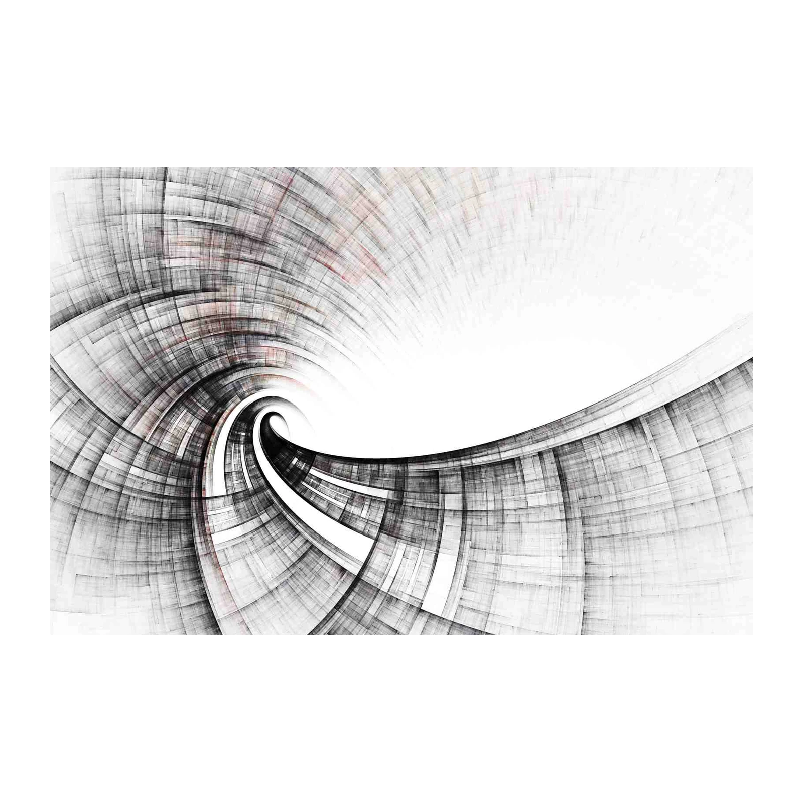 Abstract Swirl Monochrome Wall Art