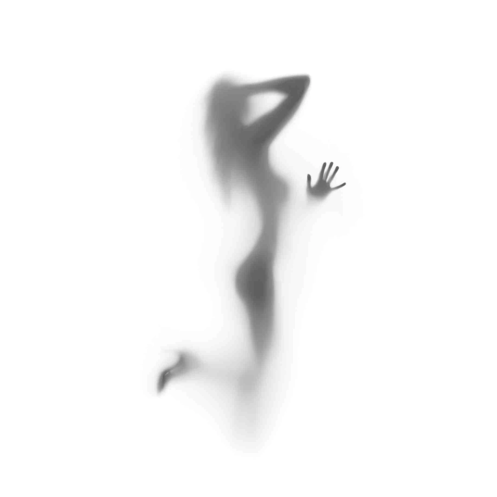 Elegant Silhouette Woman Art Wall Art