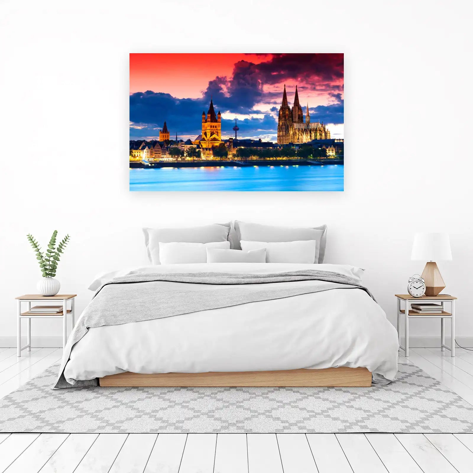 Majestic Cologne Cathedral Dusk Wall Art
