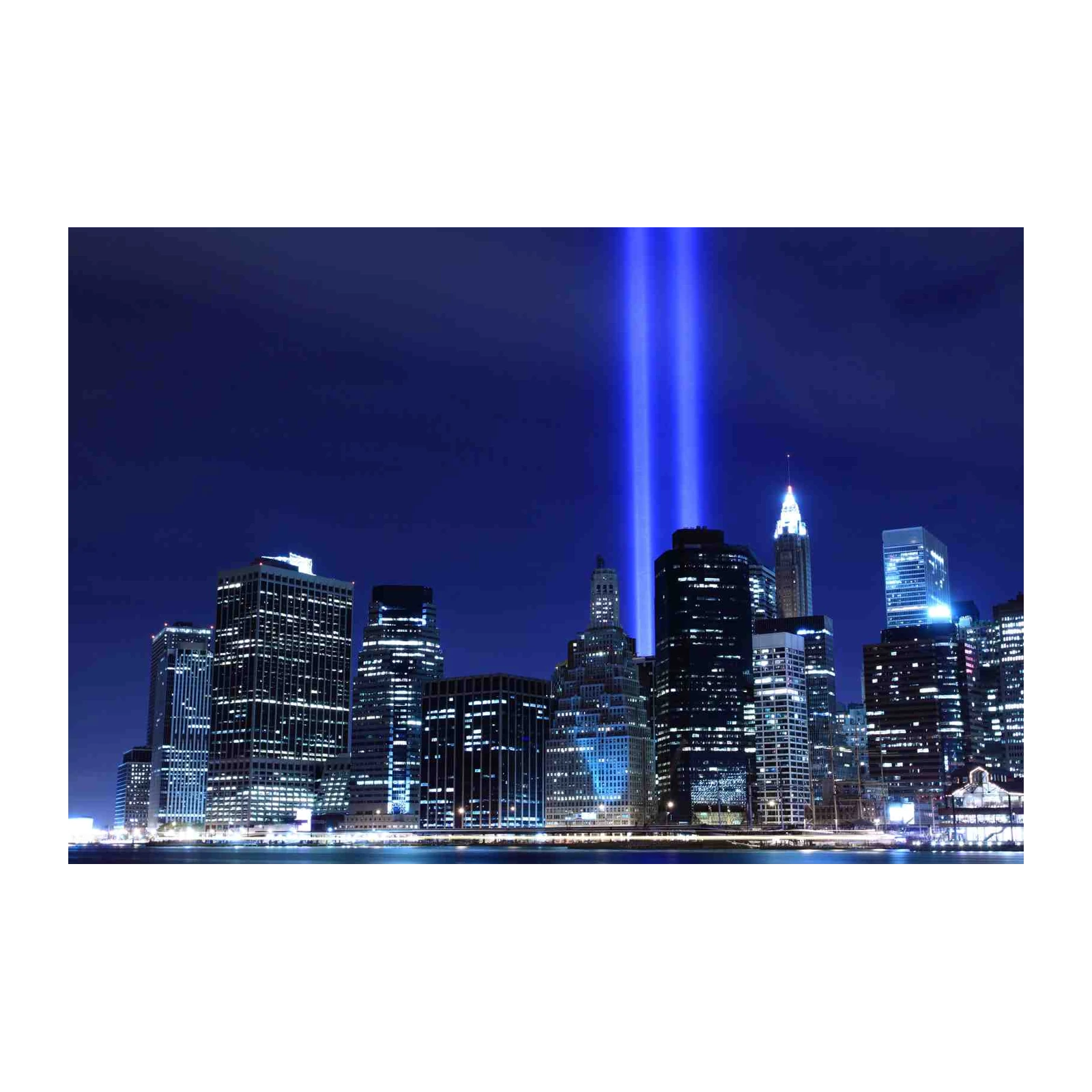 Remembering NYC Skyline Tribute Wall Art