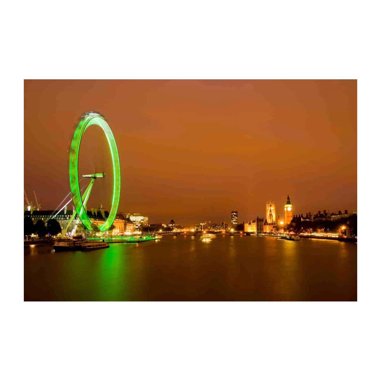 London Eye Nightscape Big Ben Wall Art