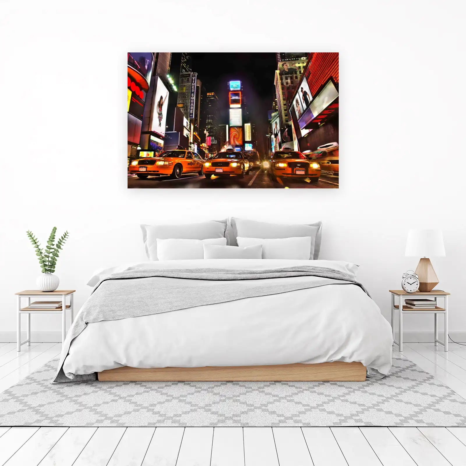 Times Square NYC Yellow Cab Wall Art