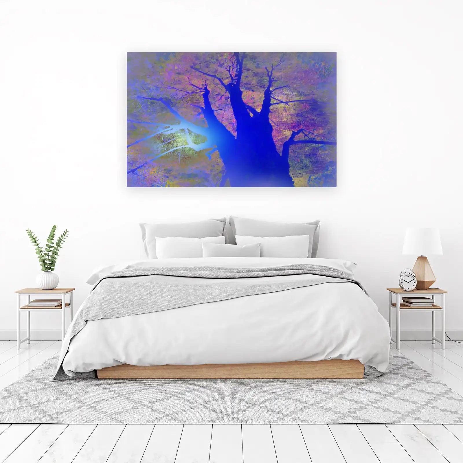 Vibrant Abstract Tree Wall Art