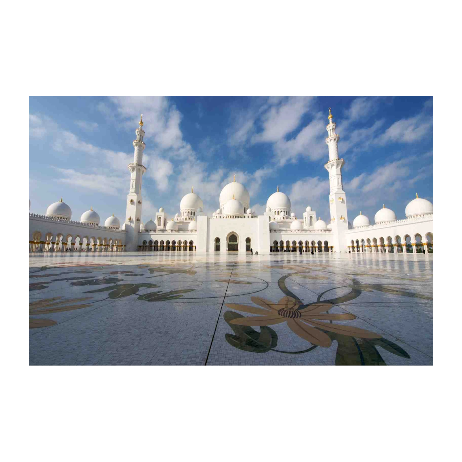 Grand Mosque Dubai Landscape Wall Art