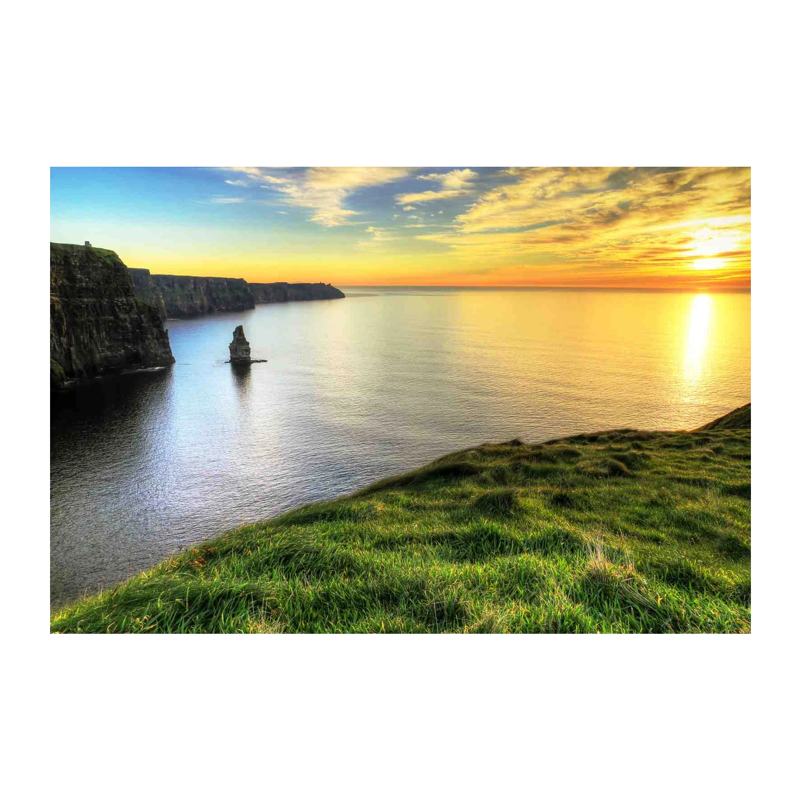 Cliffs of Moher Sunset Landscape Wall Art