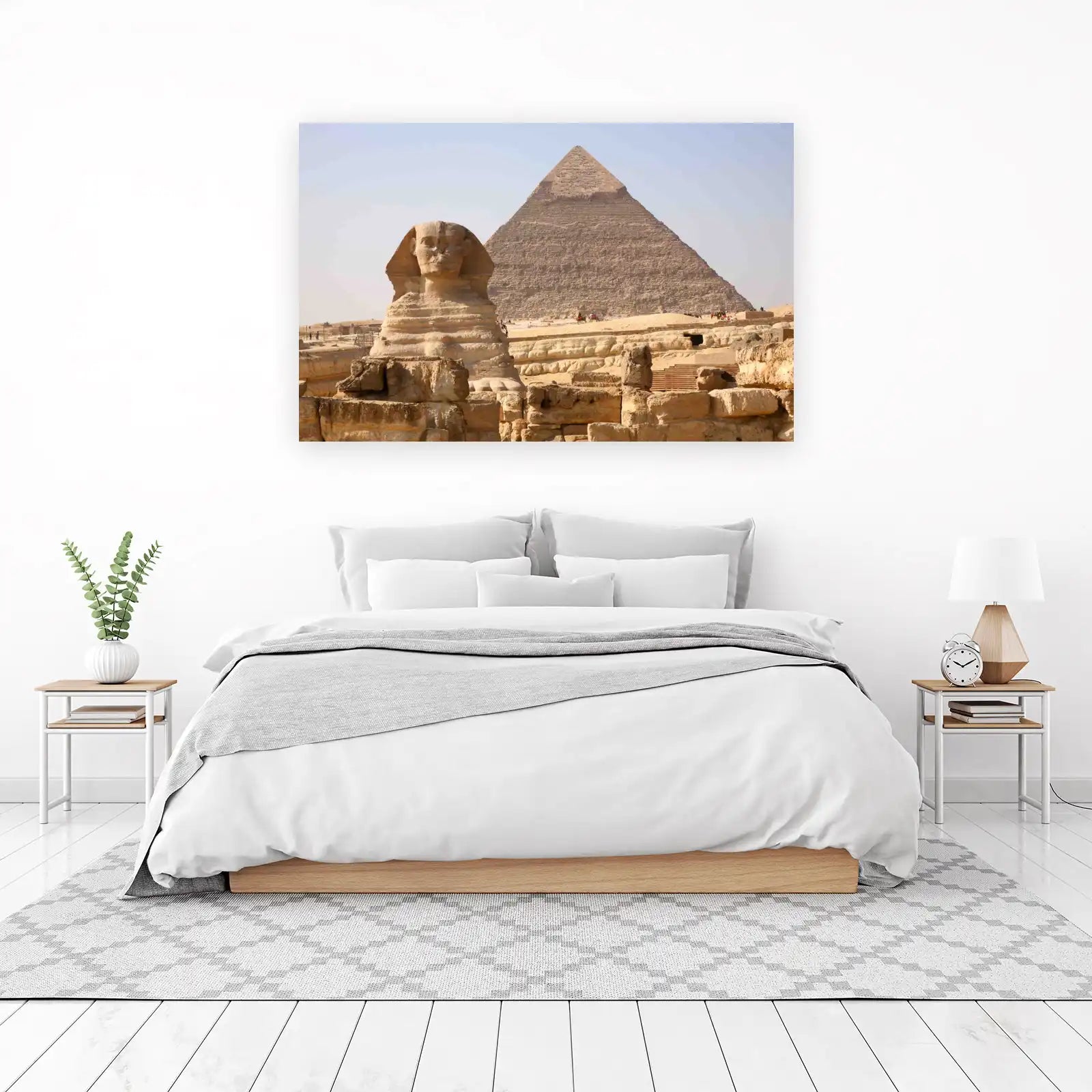 Majestic Sphinx & Pyramid Wall Art