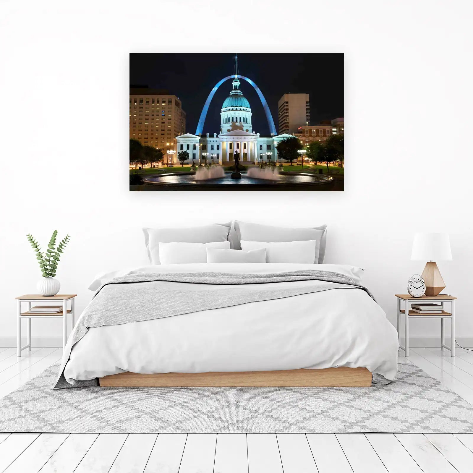 St. Louis Gateway Arch Nightscape Wall Art