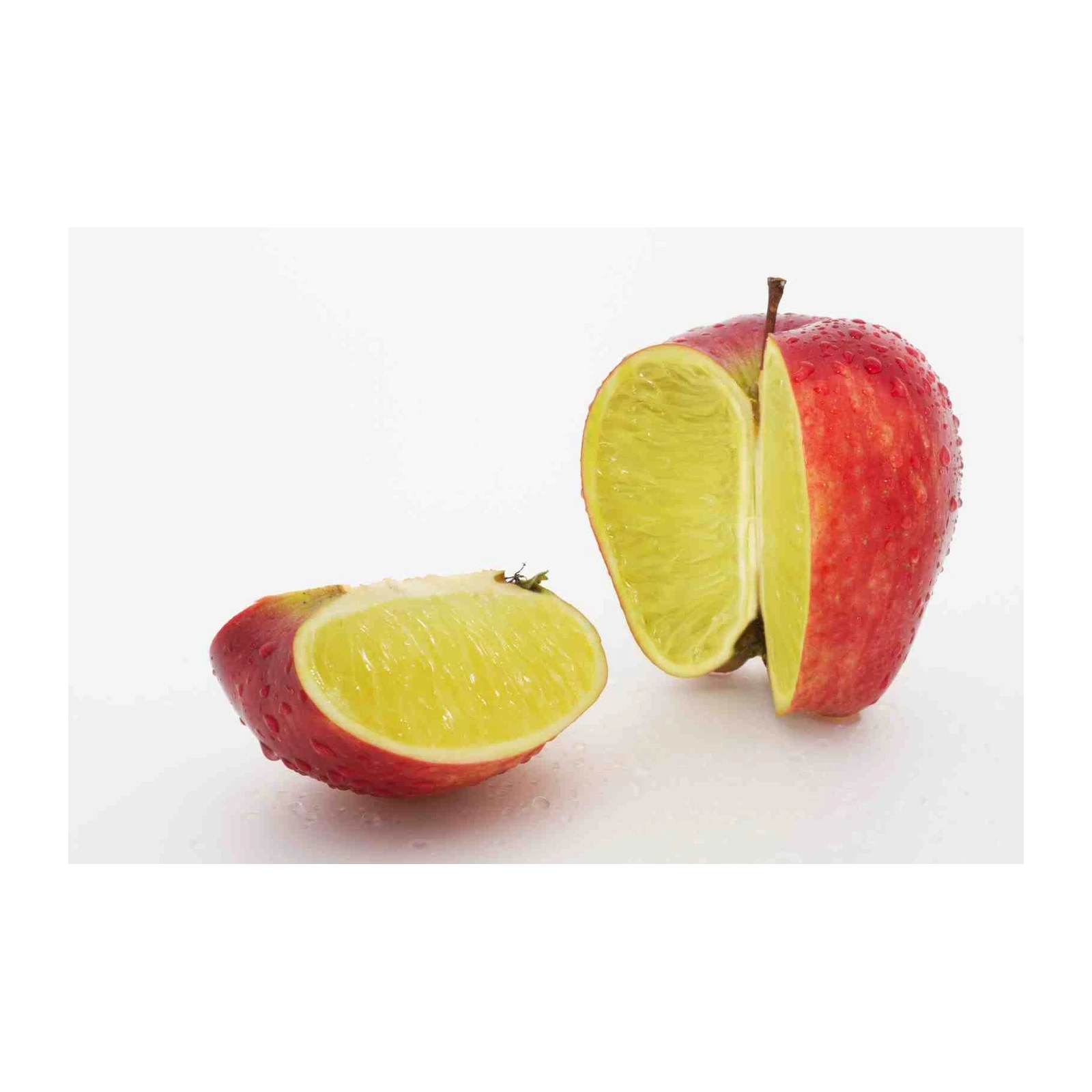 Surreal Apple Lime Fusion Wall Art Art