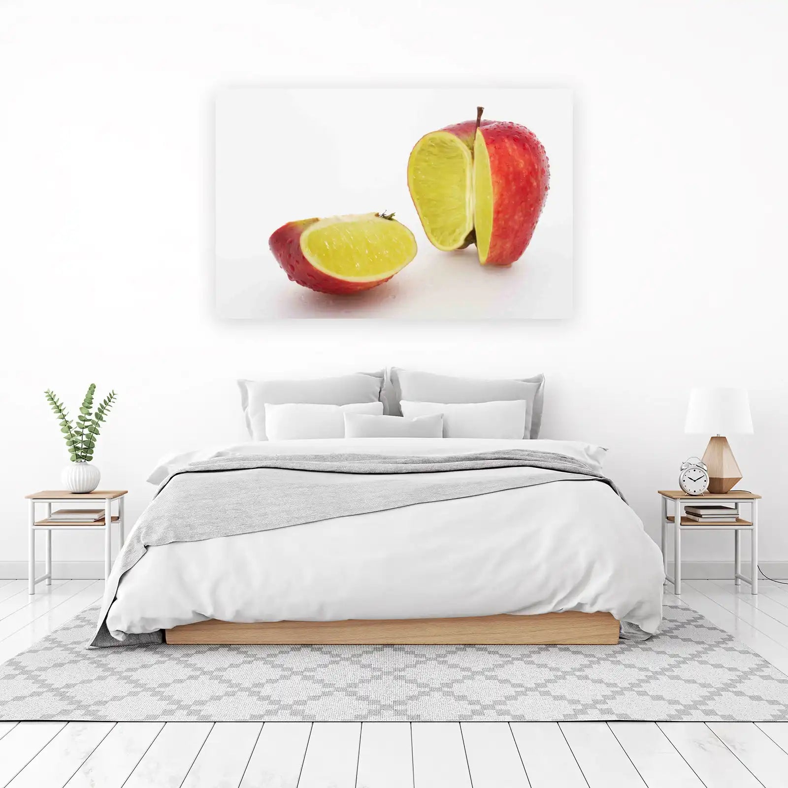 Surreal Apple Lime Fusion Wall Art Art