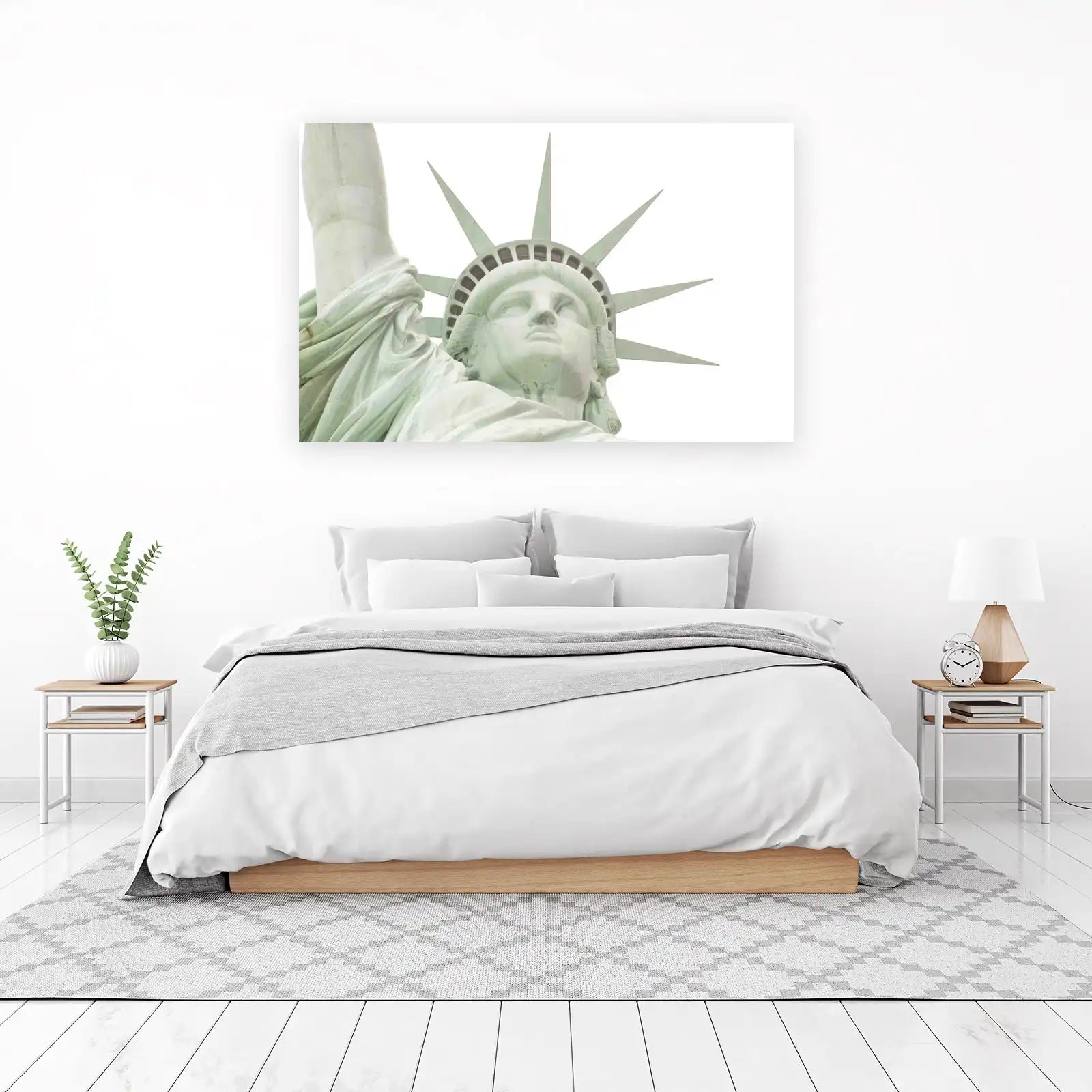 Iconic Statue of Liberty Close-Up Wall Art