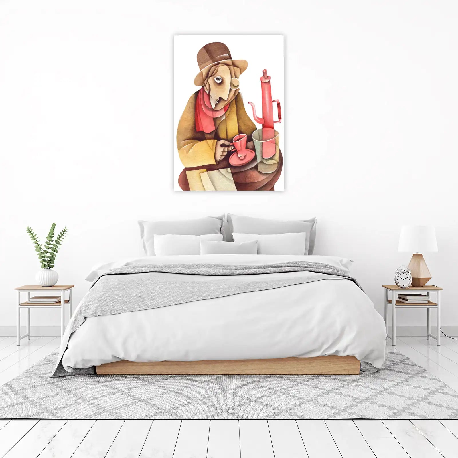 Cubist Coffee Break Wall Art