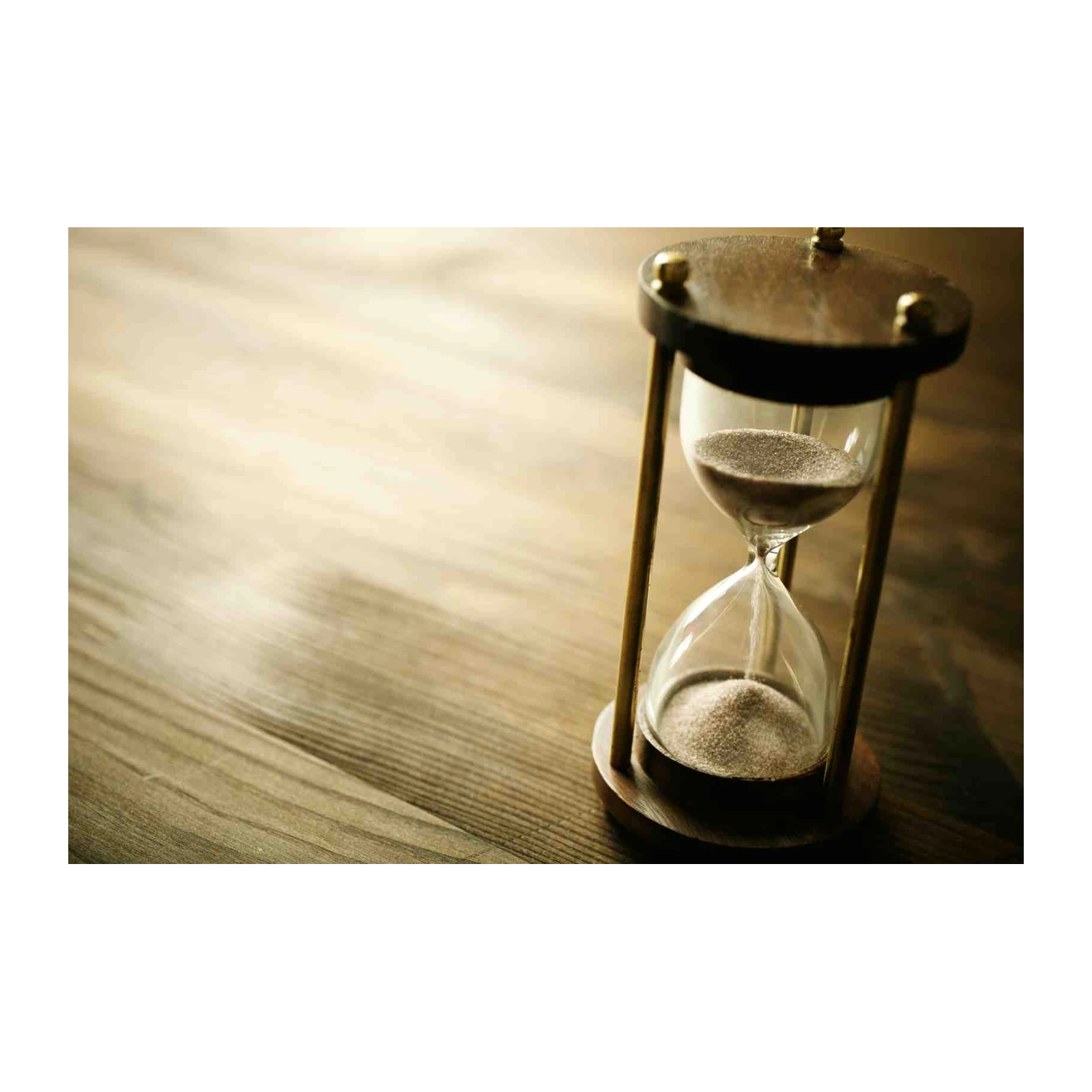 Timeless Elegance Hourglass Wall Art