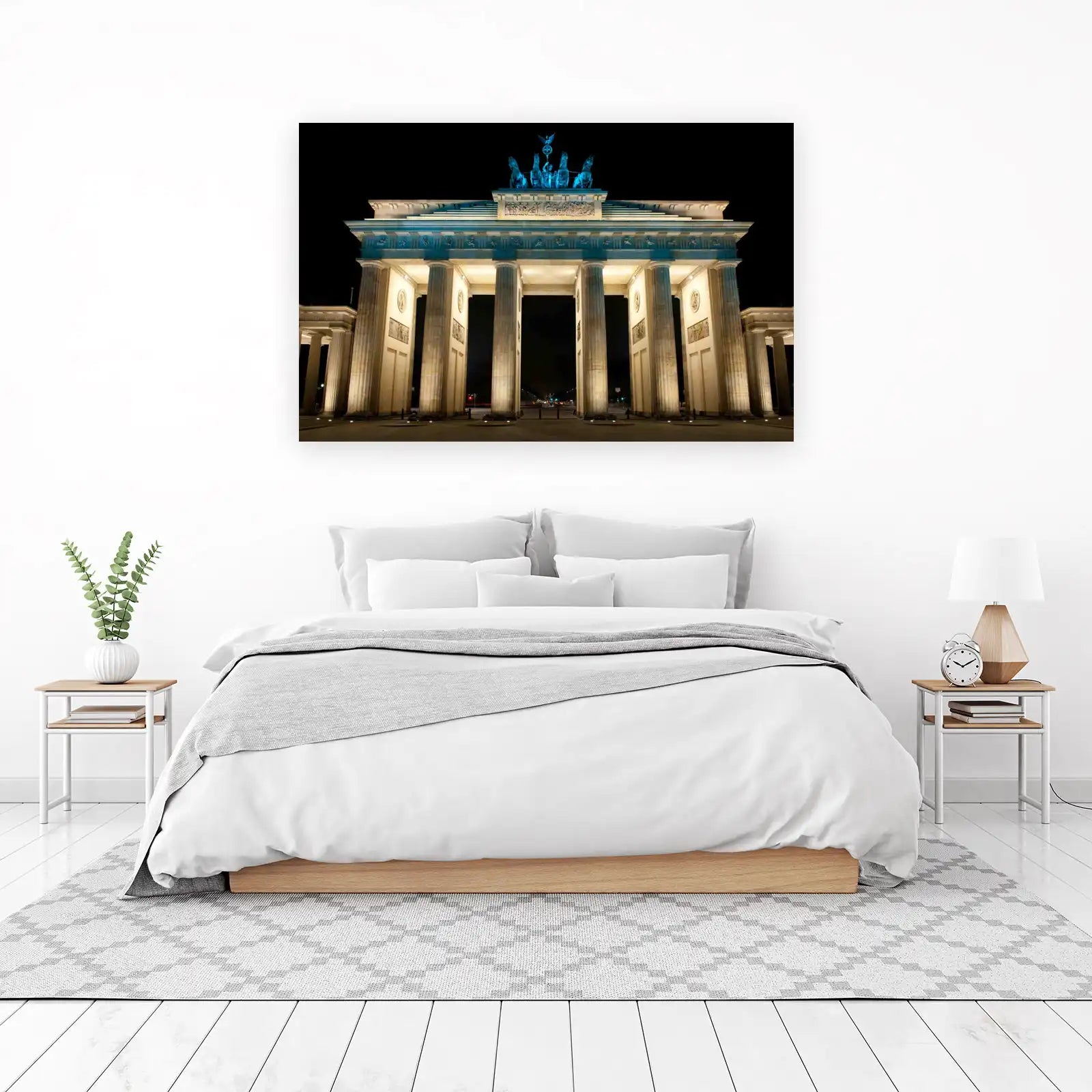 Brandenburg Gate Night Glow Wall Art