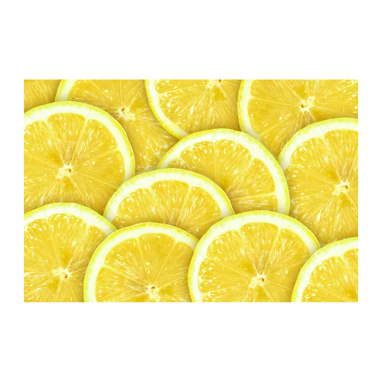 Vibrant Lemon Slice Kitchen Art Wall Art