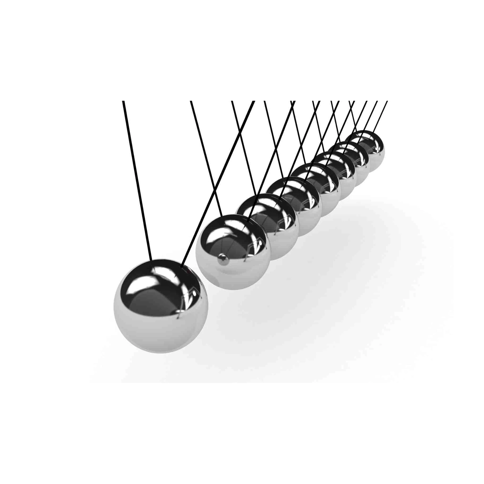 Newton's Cradle Kinetic Art Wall Art