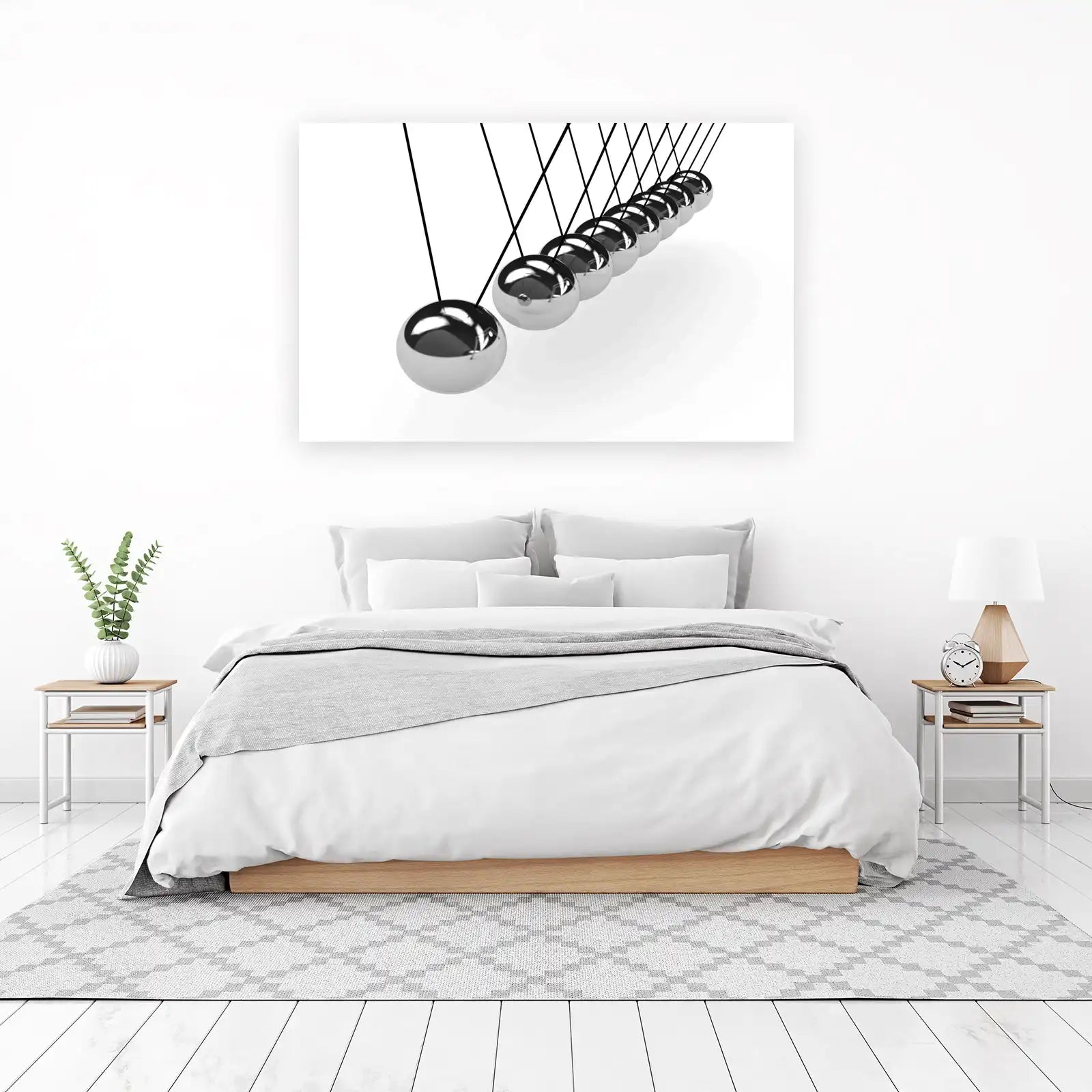 Newton's Cradle Kinetic Art Wall Art