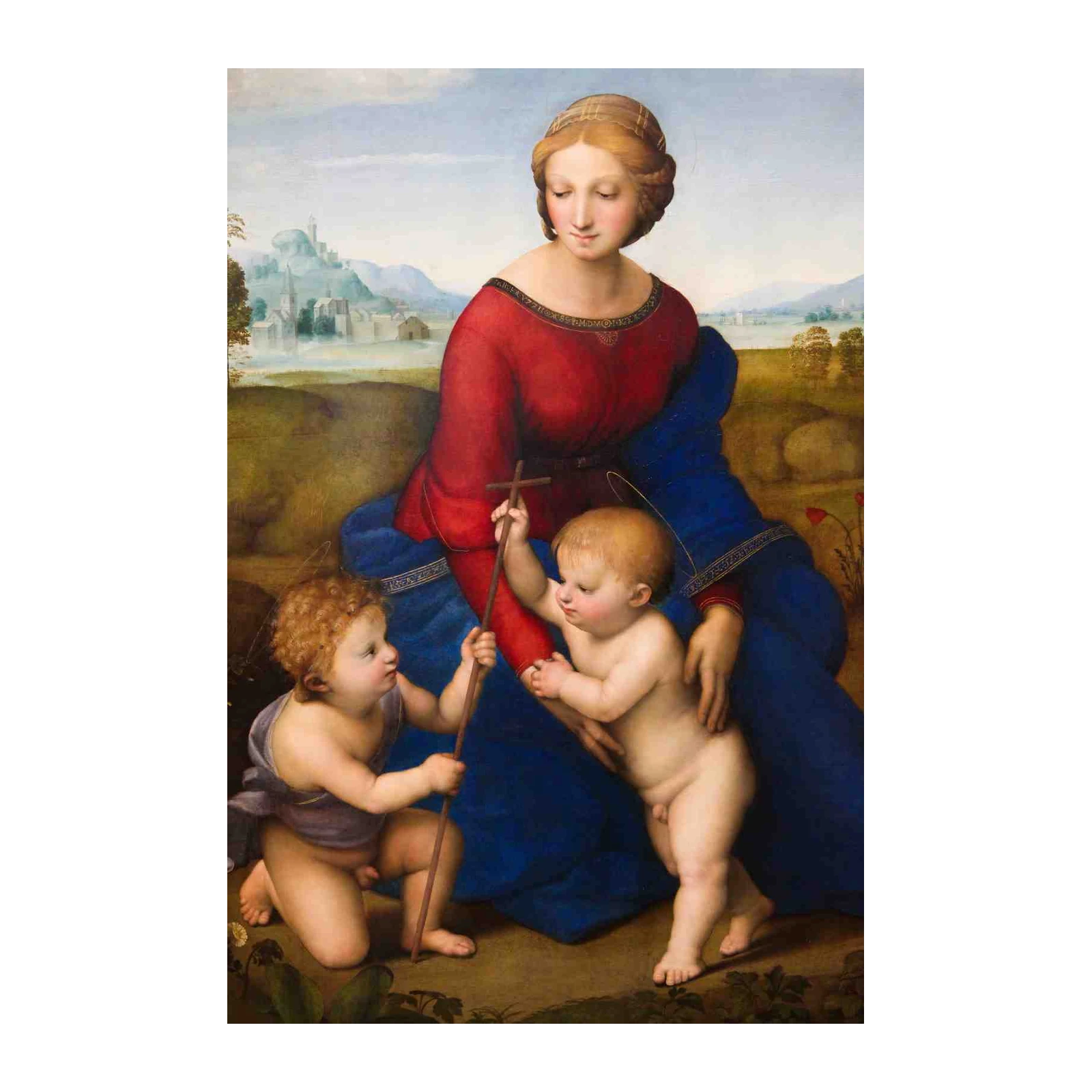 Madonna and Child with Saints Wall Art