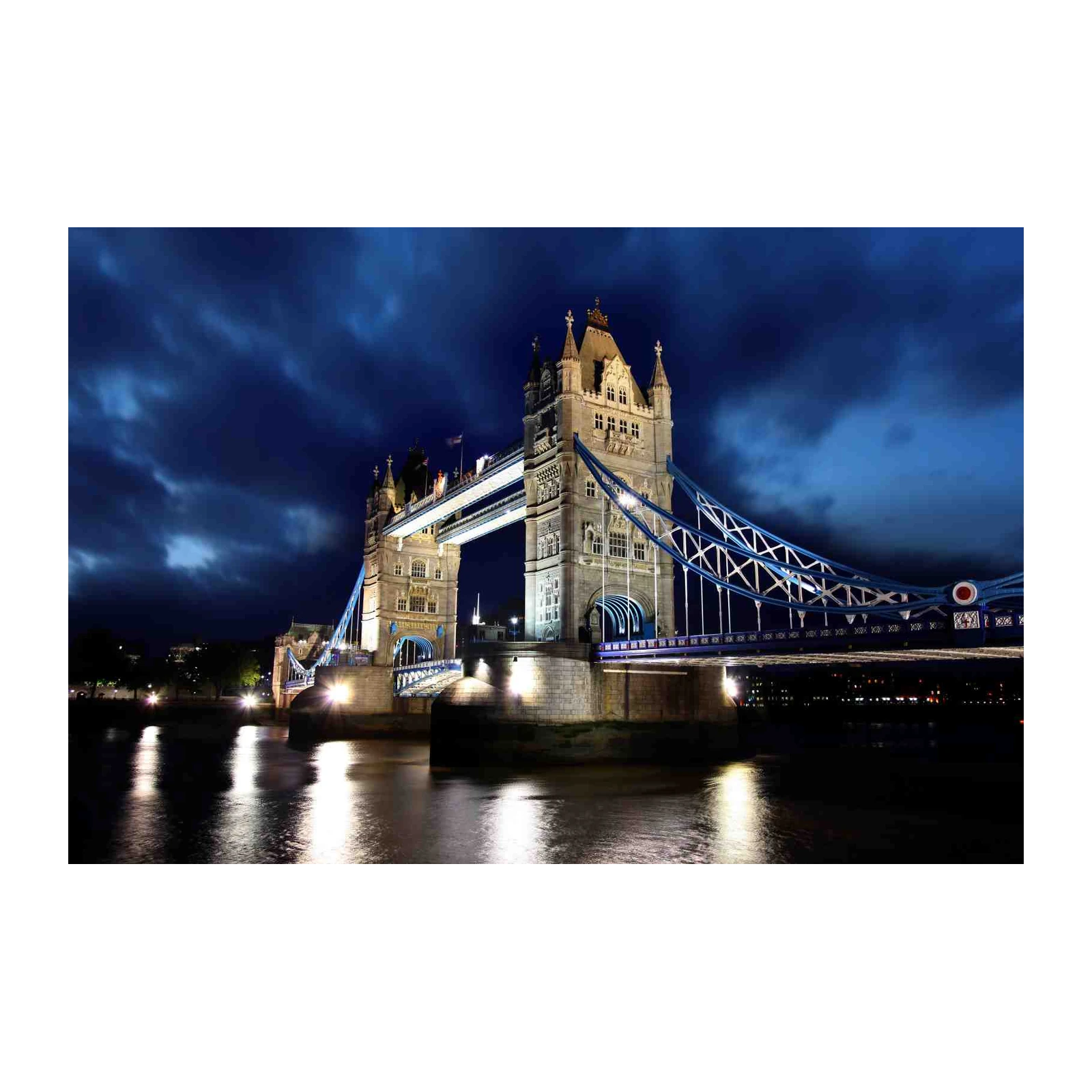 Tower Bridge Night London Skyline Wall Art