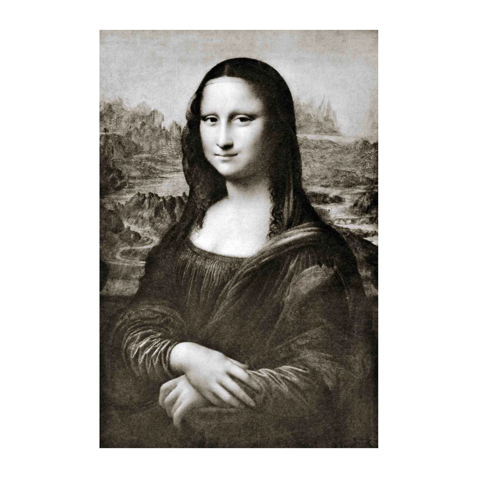 Mona Lisa Classic Portrait Wall Art