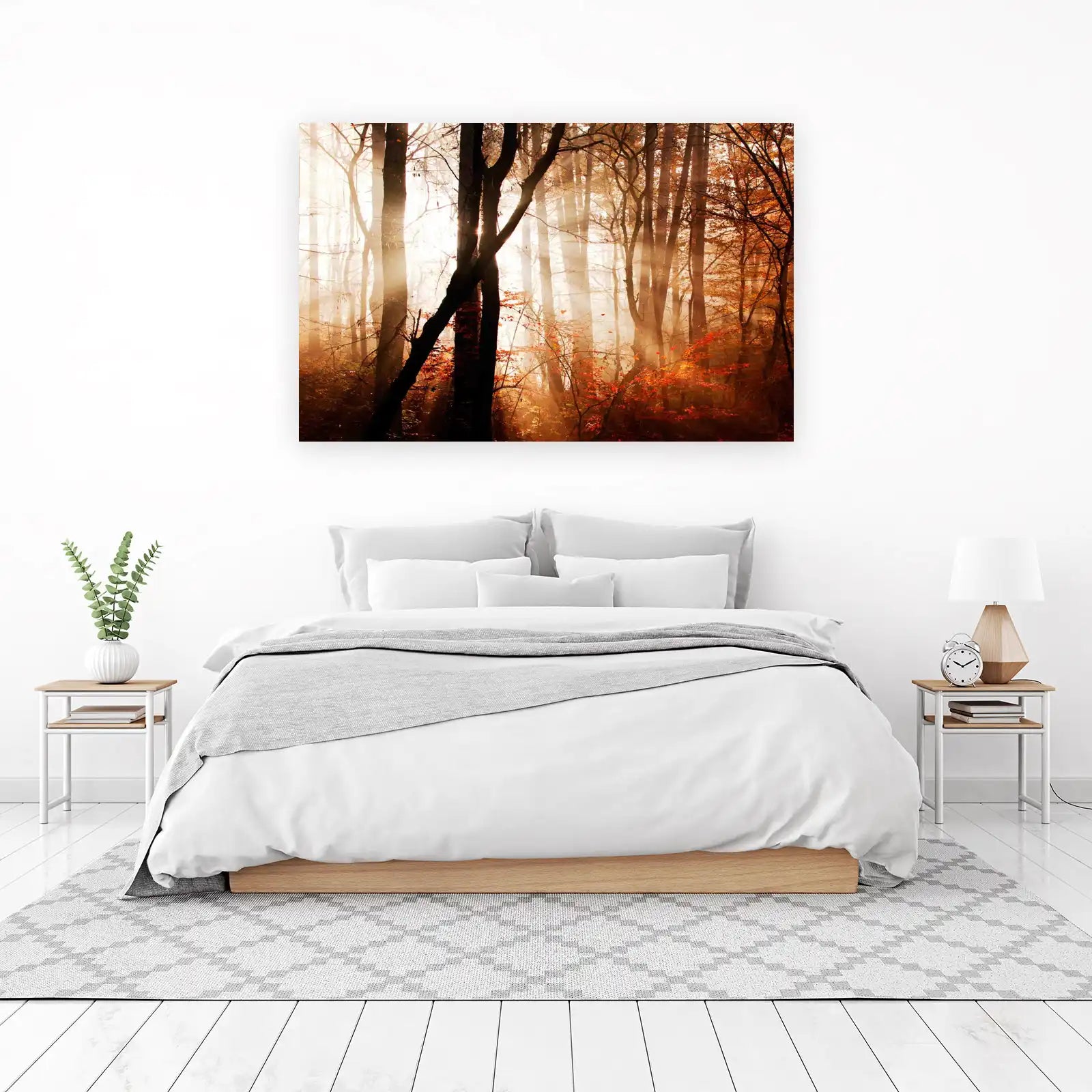 Enchanting Forest Light Wall Art