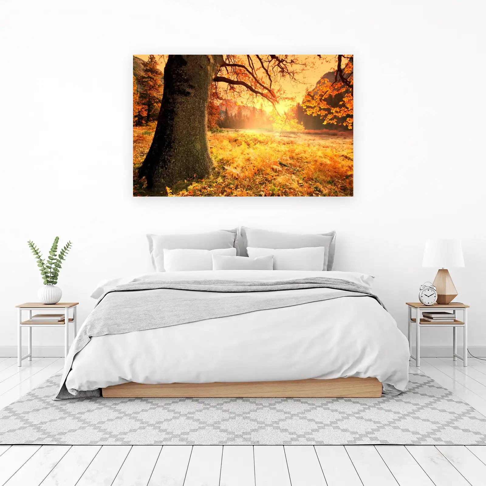 Golden Autumn Yosemite Landscape Wall Art