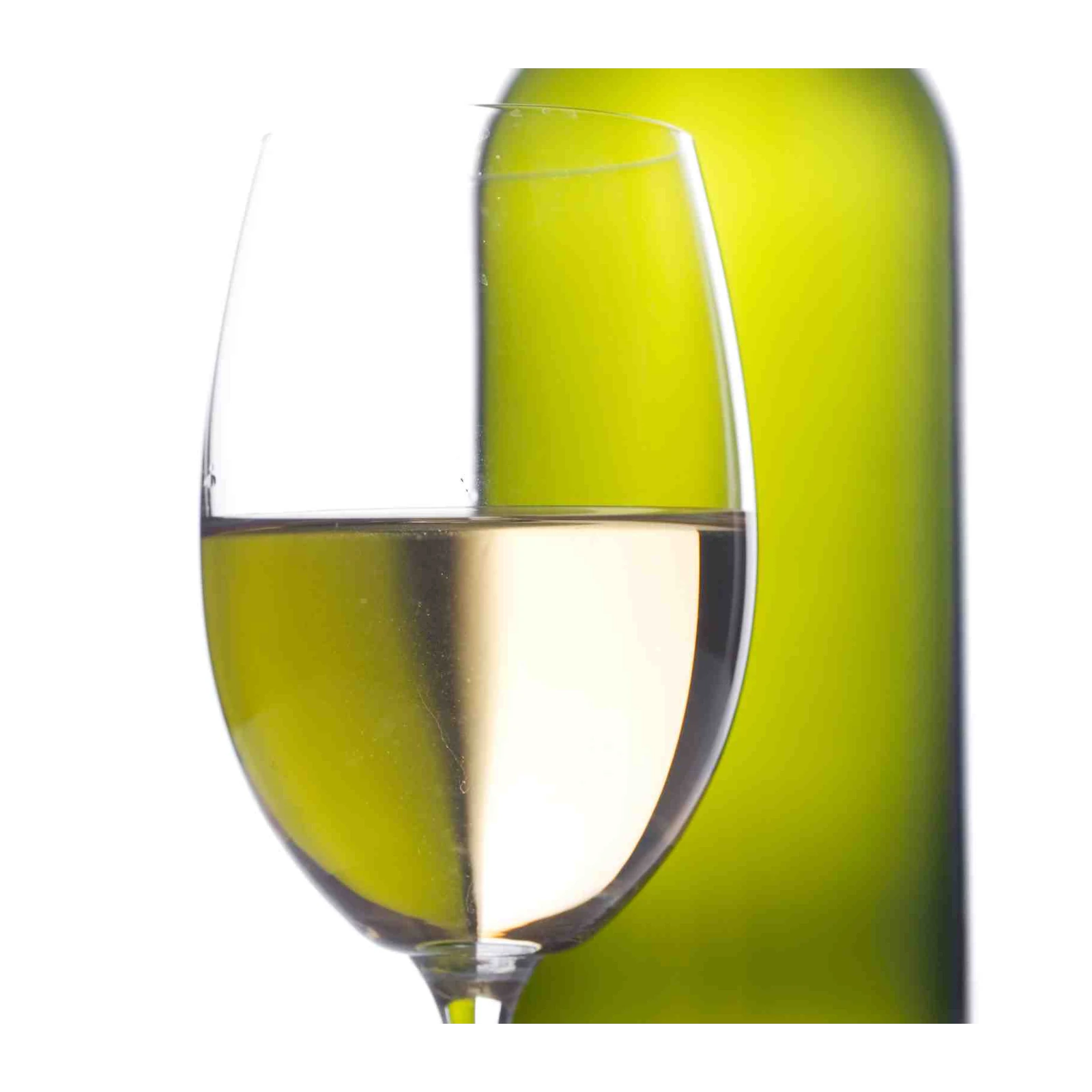 Crisp White Wine Elegance Wall Art