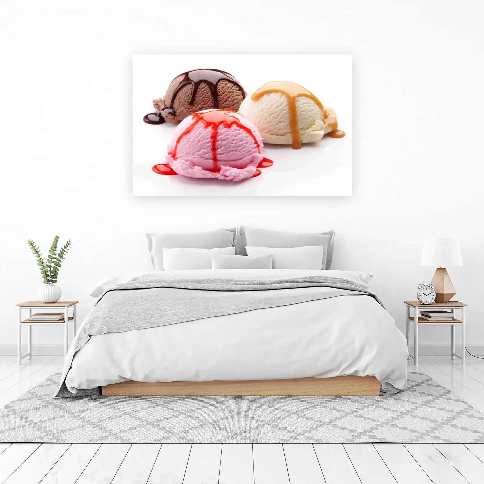 Delicious Ice Cream Trio Wall Art