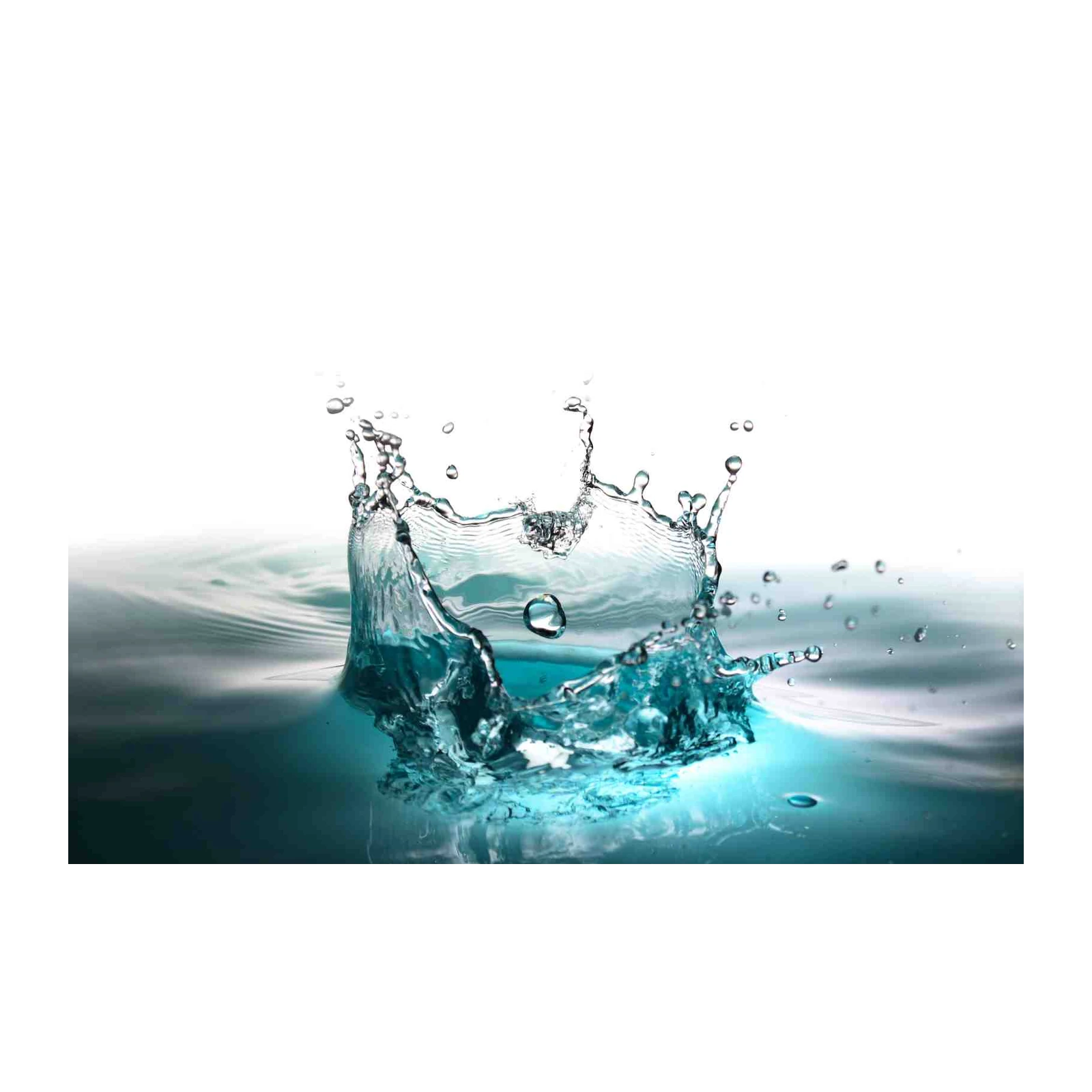 Aqua Splash Serenity: Modern Water Wall Art