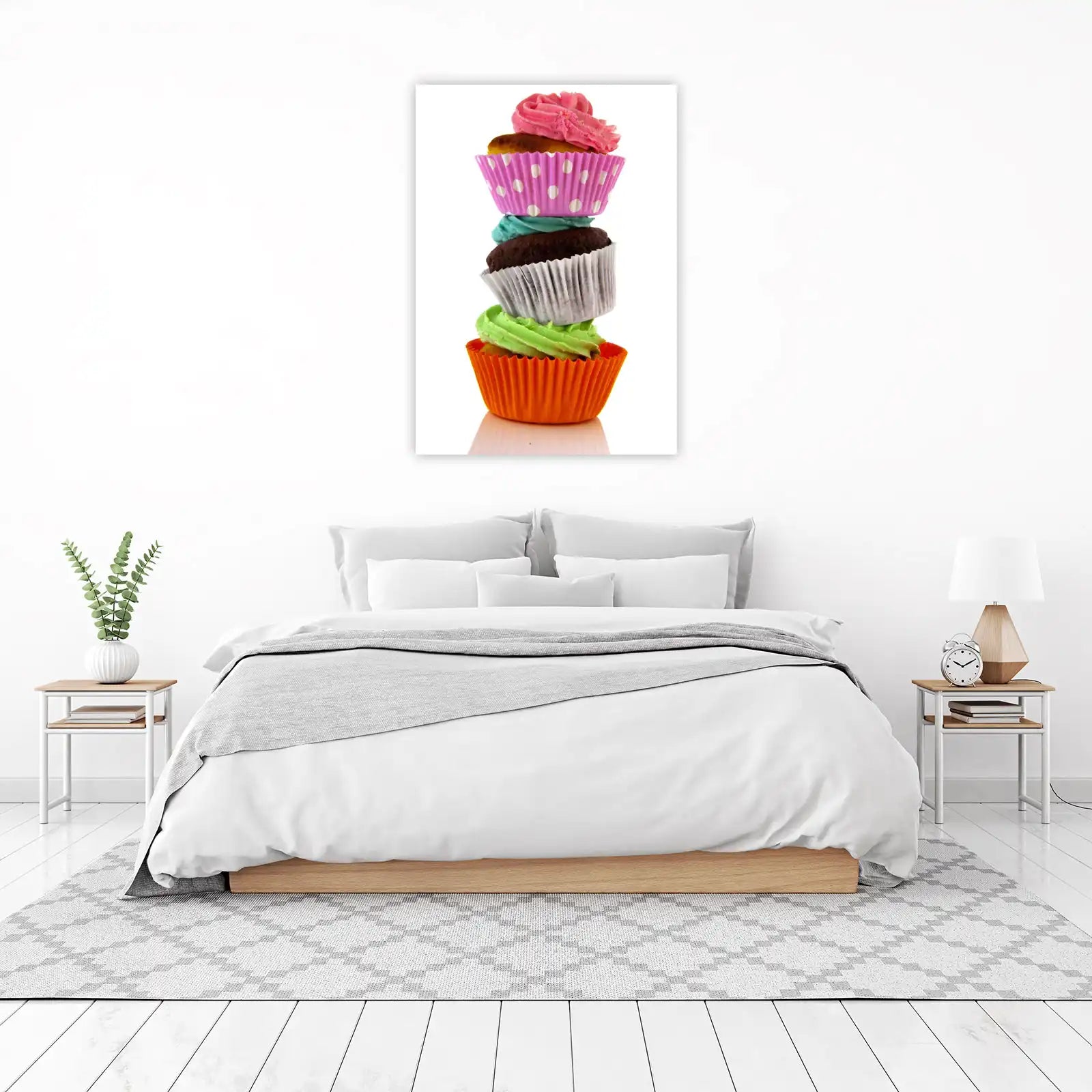 Sweet Stack of Cupcakes Wall Art