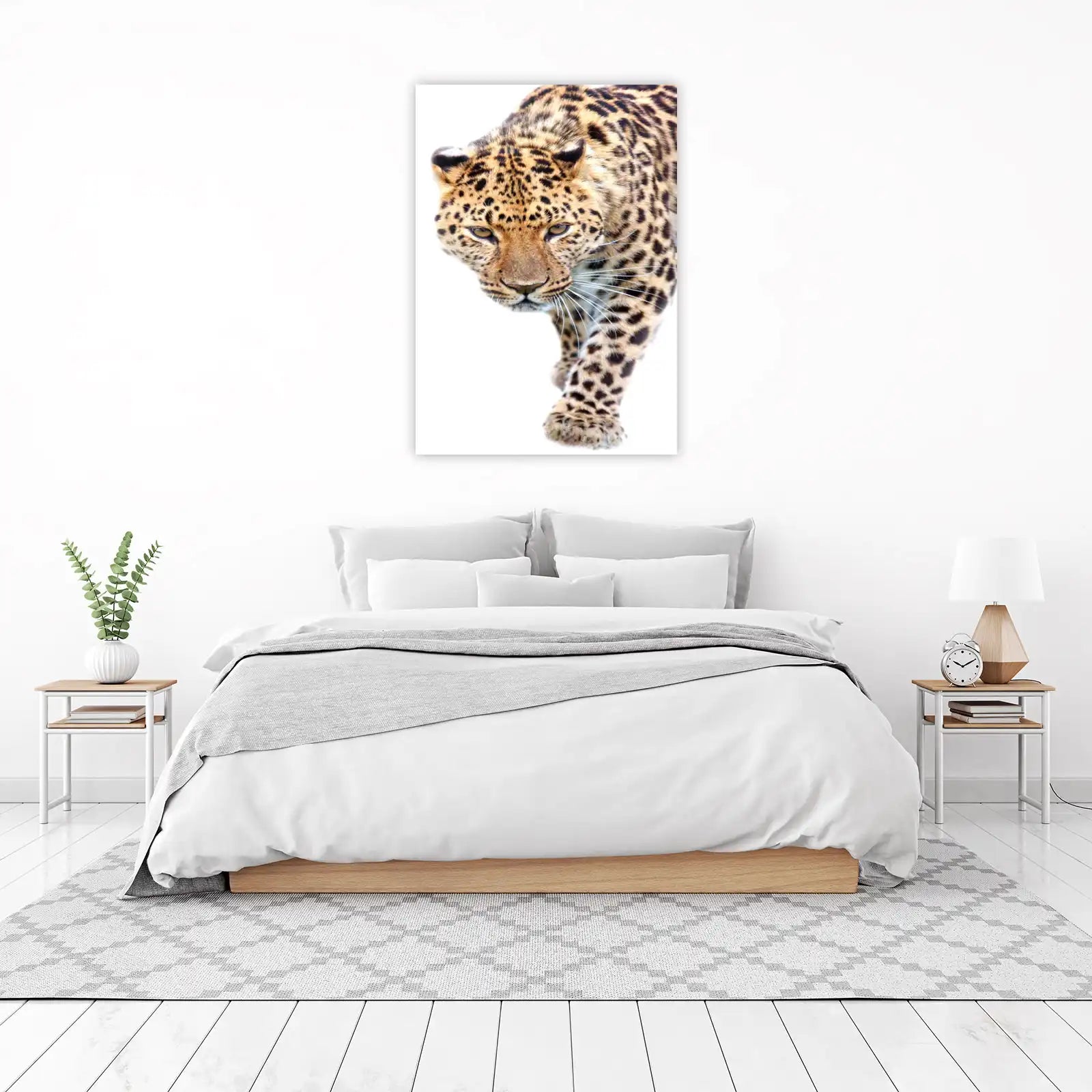 Majestic Leopard Portrait Wall Art