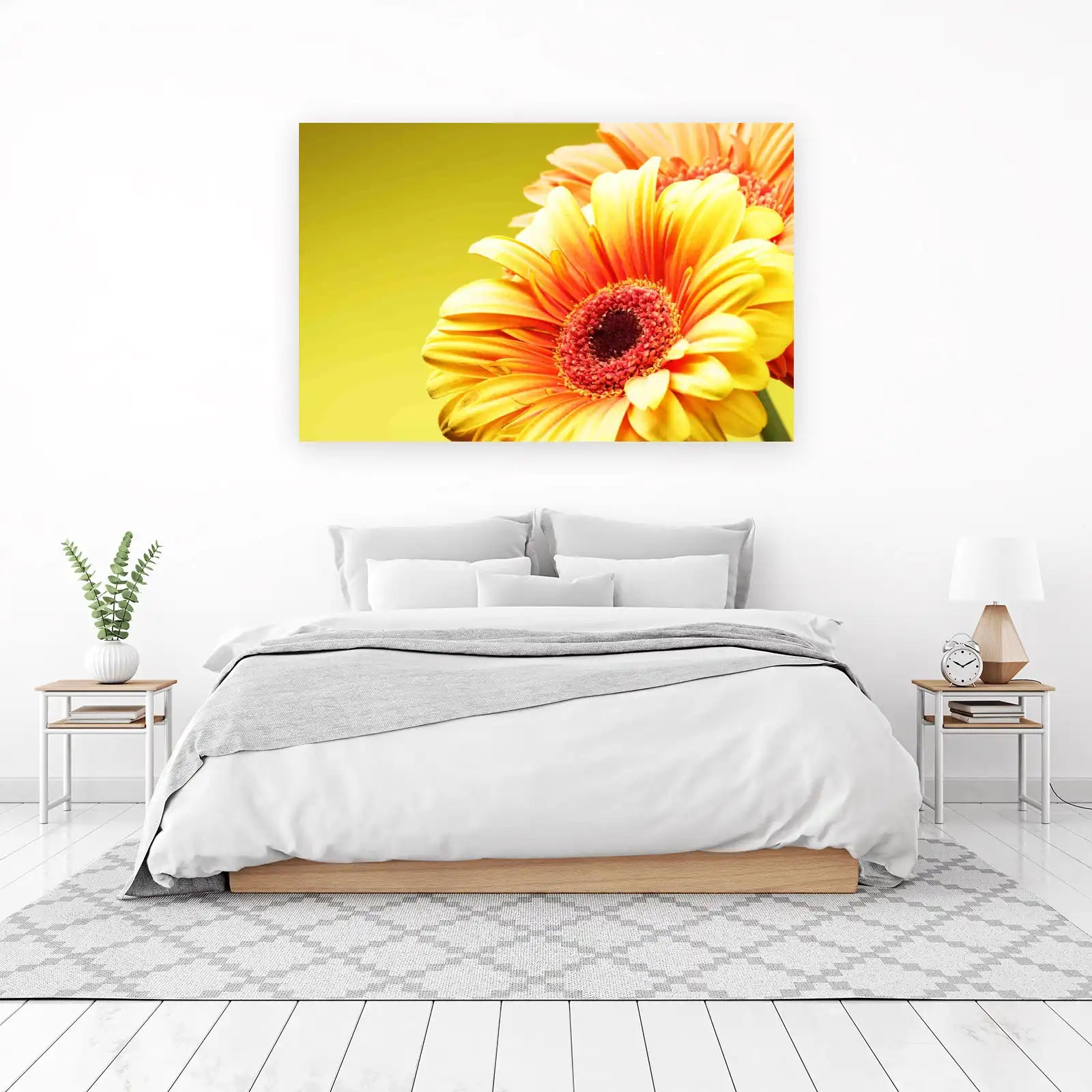 Vibrant Gerbera Daisy Floral Wall Art