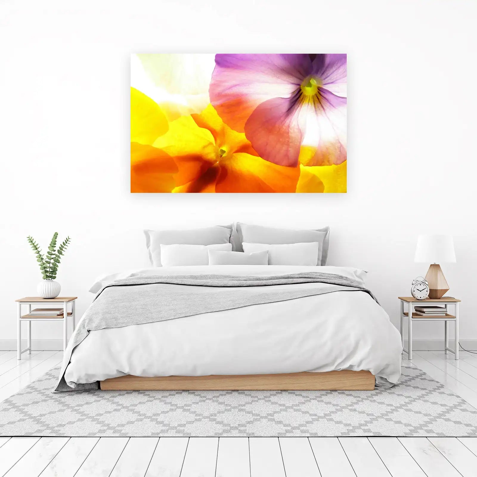 Vibrant Floral Close-Up Wall Art