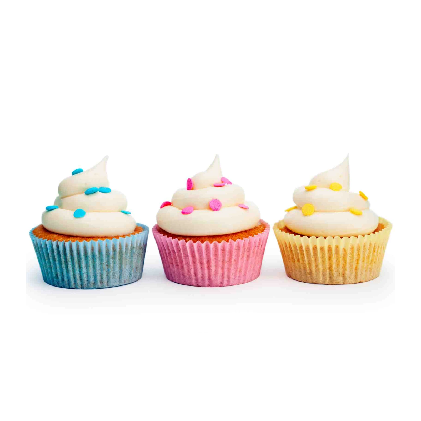 Sweet Delights: Trio of Cupcakes Wall Art